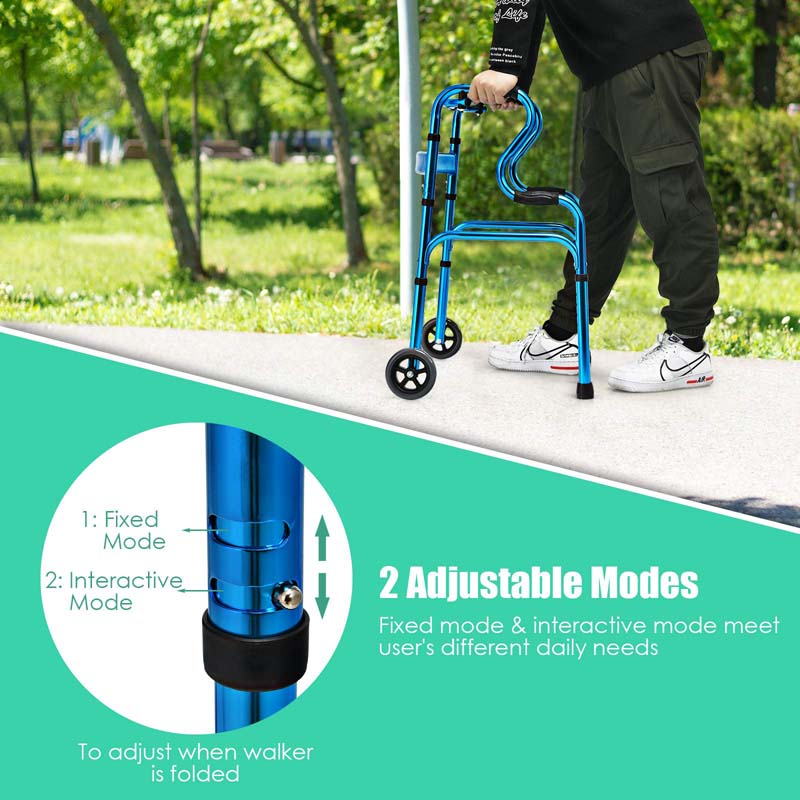 3-in-1 Folding Walker with 5