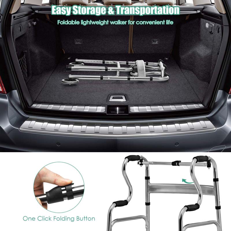 3-in-1 Folding Walker with 5