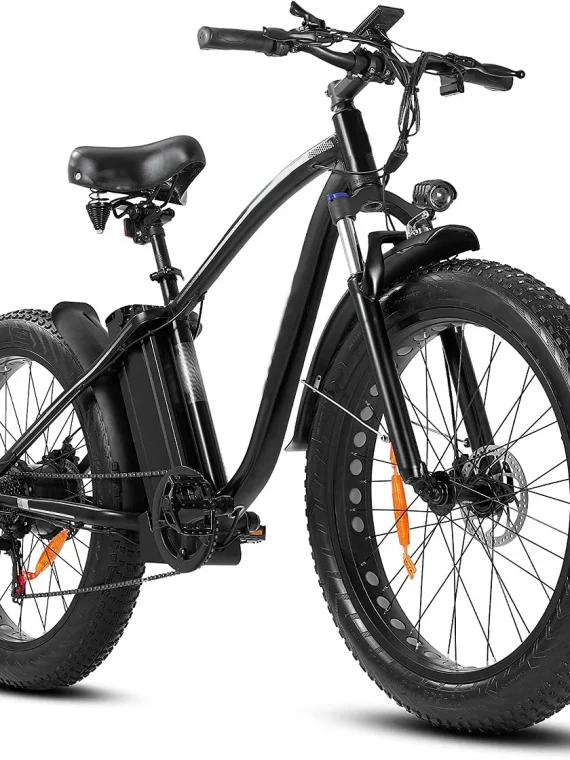 Outdoor electric bike with 48V/15Ah lithium battery �?Black