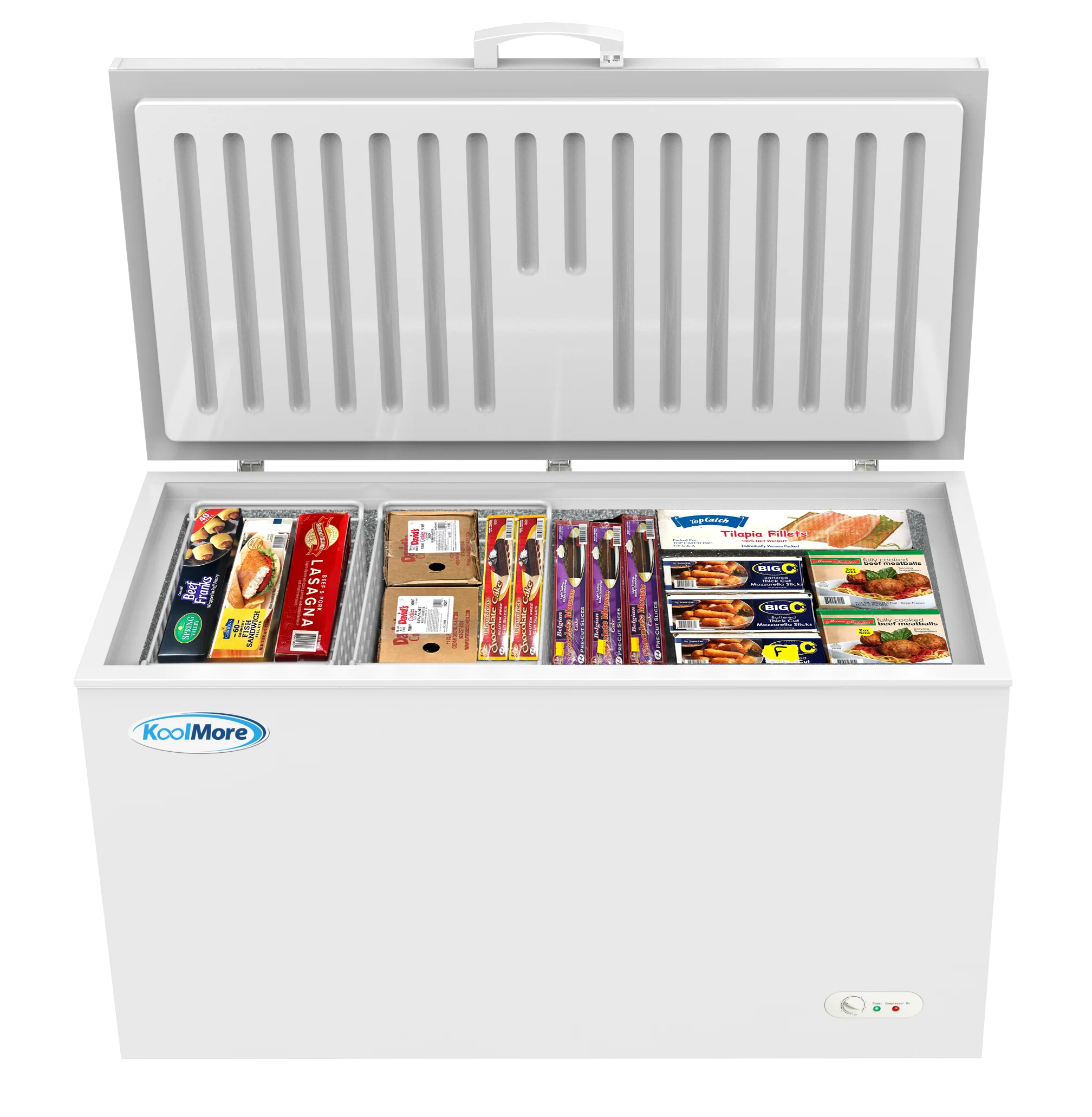 KoolMore 60 in. Commercial Chest Freezer 16 Cu ft.