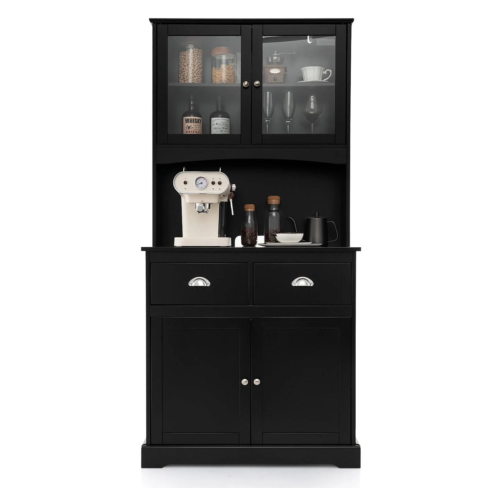 Giantex Kitchen Pantry Buffet Cabinet Storage Organizer