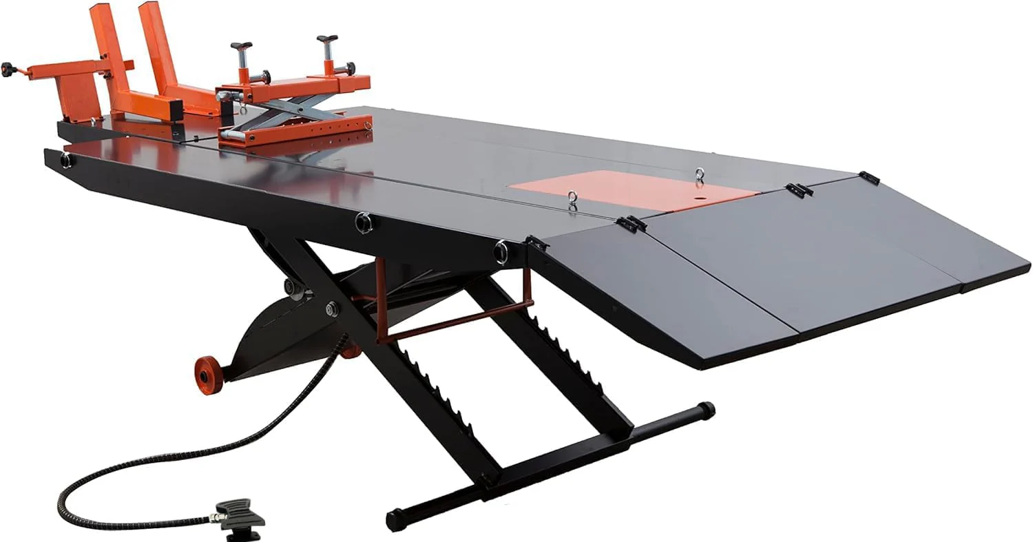 APlusLift MT1500X 1500LB Air-Operated Motorcycle & ATV Lift Table �C 48