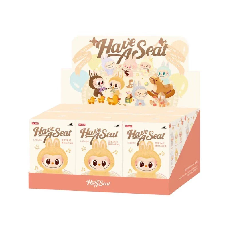 Pop Mart Labubu The Monsters Have a Seat Vinyl Plush Blind Boxes