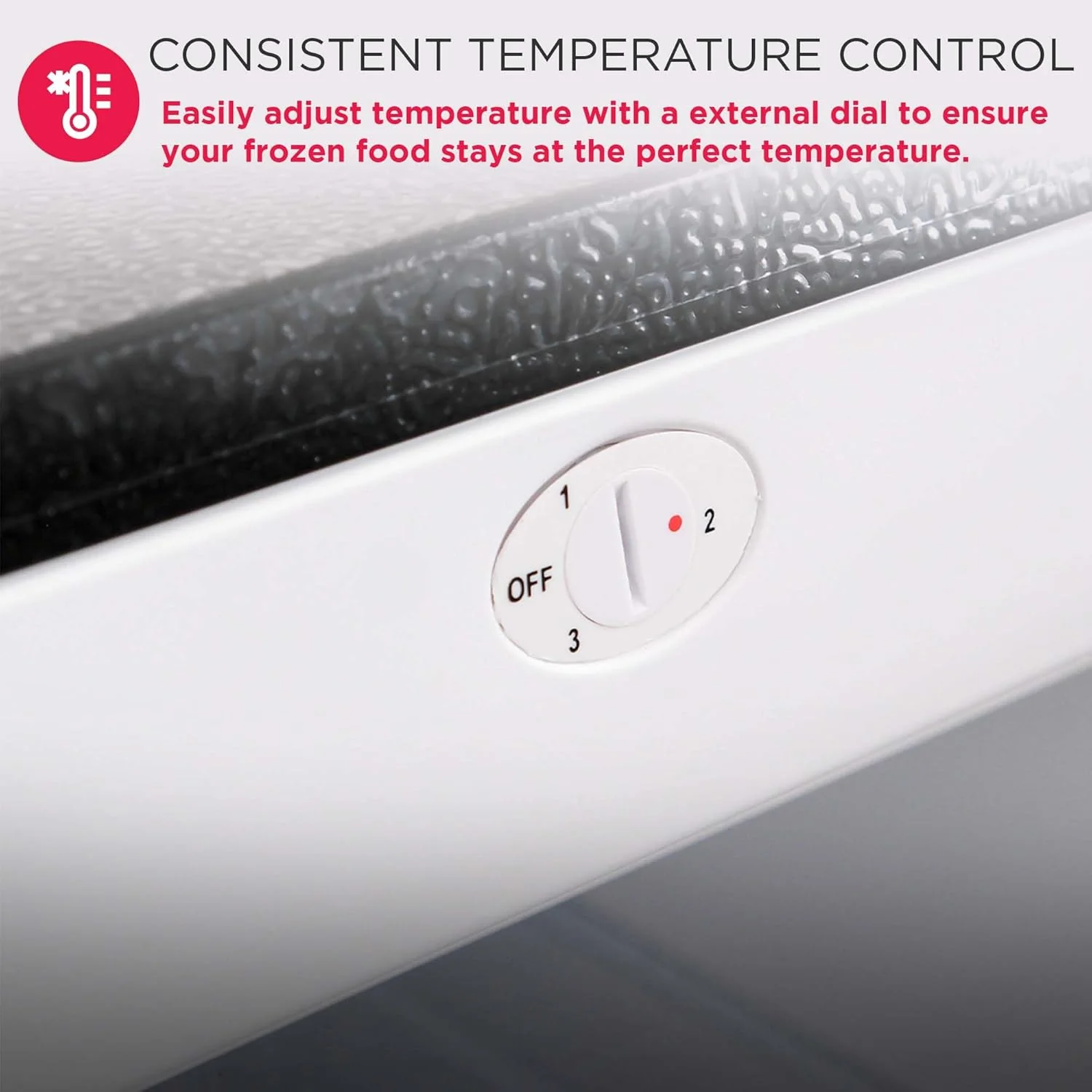 Frigidaire Upright Freezer, 6.5 cu. ft., Deep Freeze, Vinyl Coated Metal with Wire Shelving, Compact for Kitchen, RV, Dorm, Cabin, and Trailer, Platinum Design Series, Silver - 21D x 23W x 56H