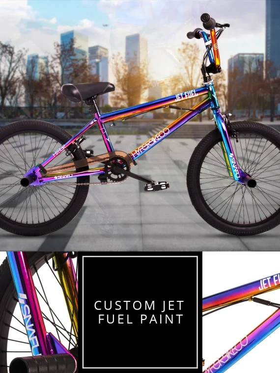 Hyper Bicycles 20′′ Jet Fuel BMX Bike for kids, Recommended Ages 8 to 13 Years Old