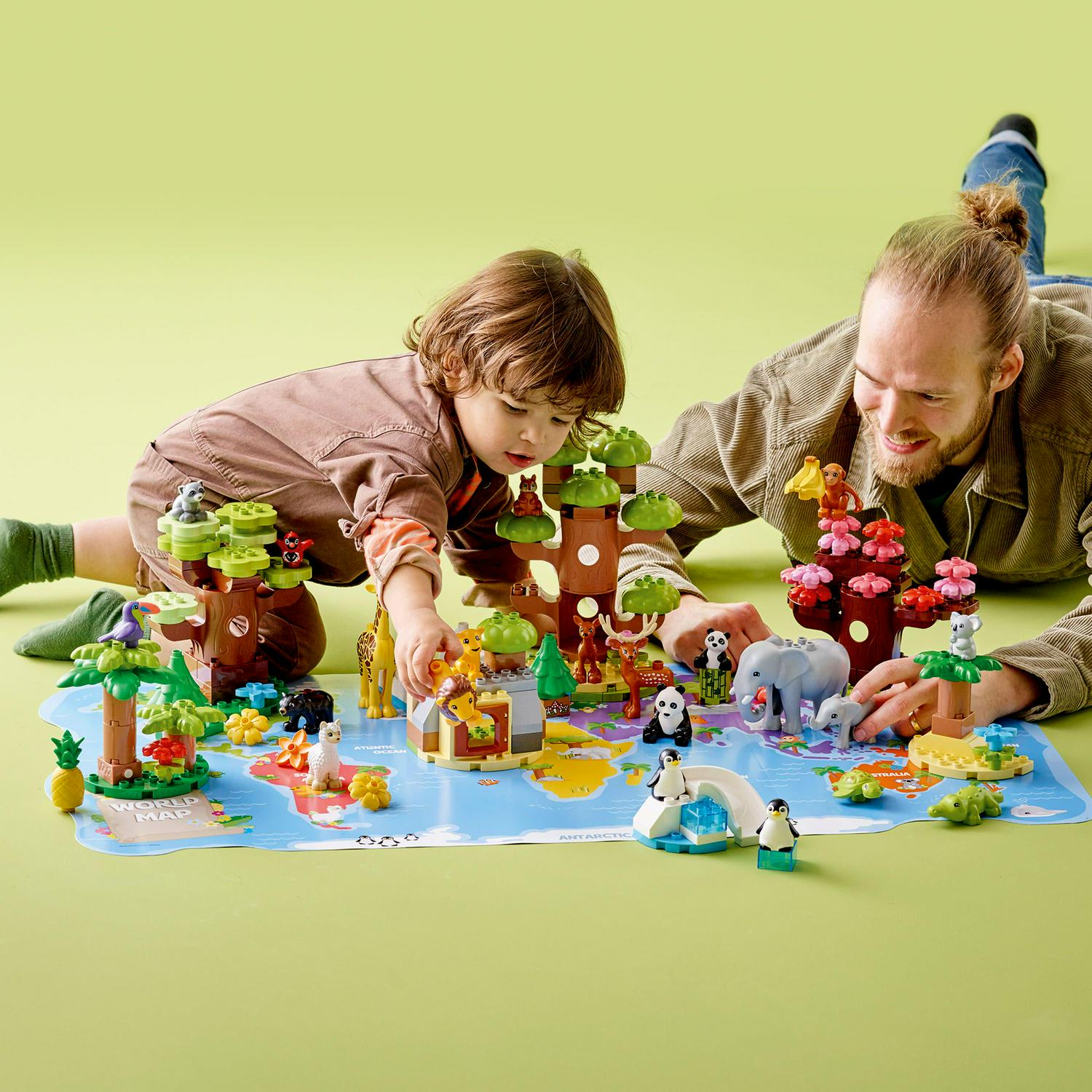 DUPLO Wild Animals of the World 10975 Building Toy Set (142 Pieces)
