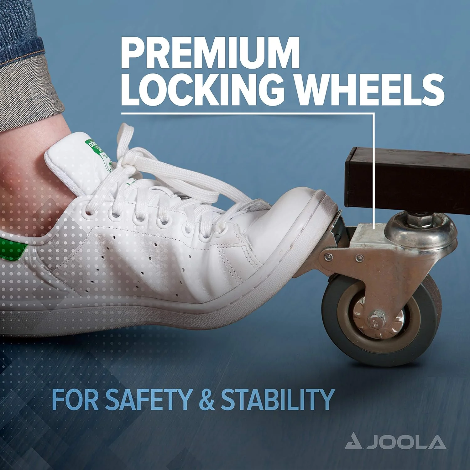 JOOLA Inside Professional MDF Indoor Ping Pong Table with Quick Clamp Table Tennis Net and Post Set - 10 Minute Easy Assembly - Tournament Quality - Foldable with Single Player Playback Mode