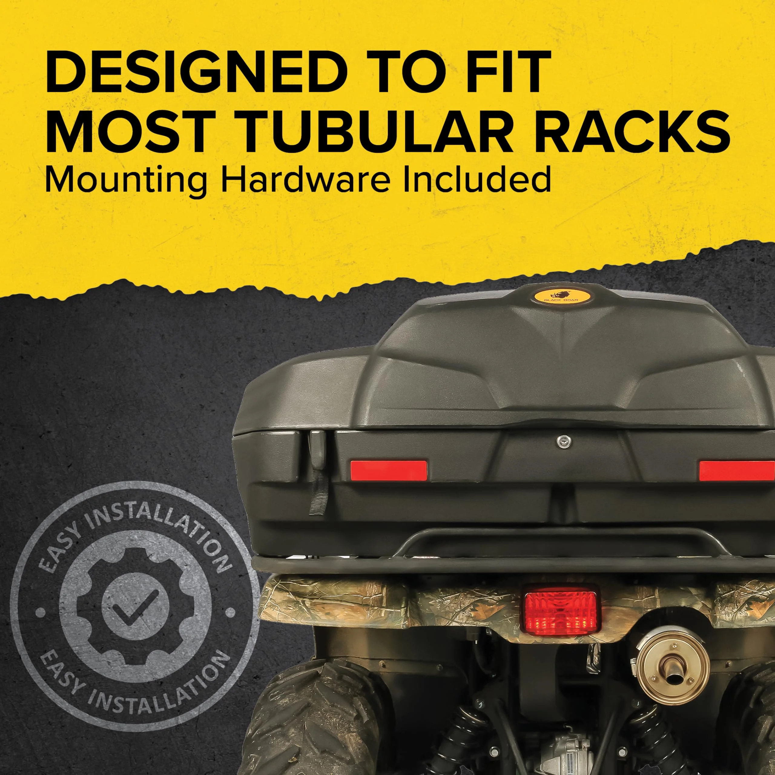 Black Boar Camco UTV/ATV Rear Storage Box and Lounger