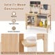 Mud Kitchen Playset with Sink and Plants Observation Room