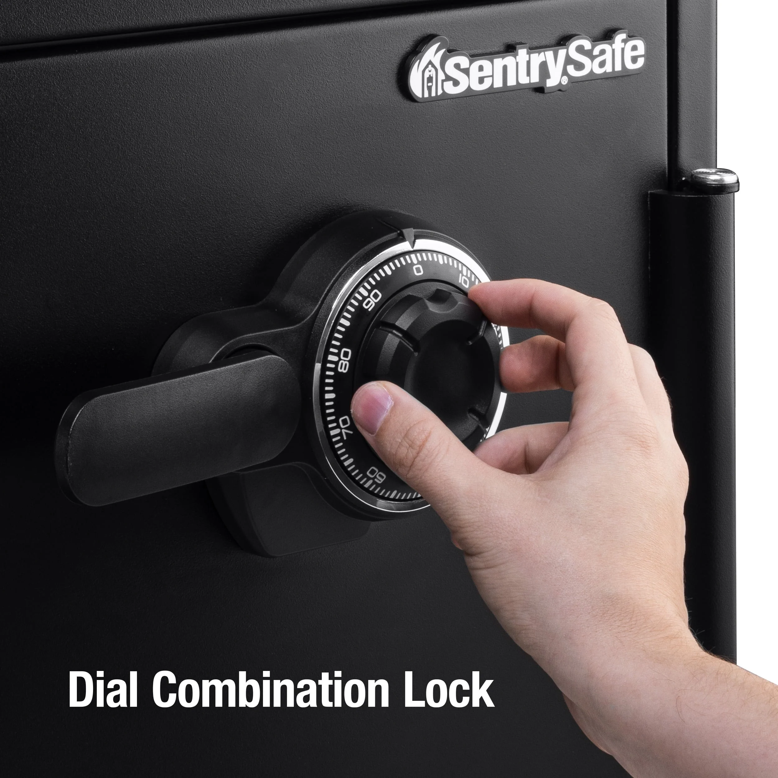 SentrySafe SFW123CS Fire-Resistant Safe and Waterproof Safe with Dial Combination Lock, 1.23 Cu. ft.