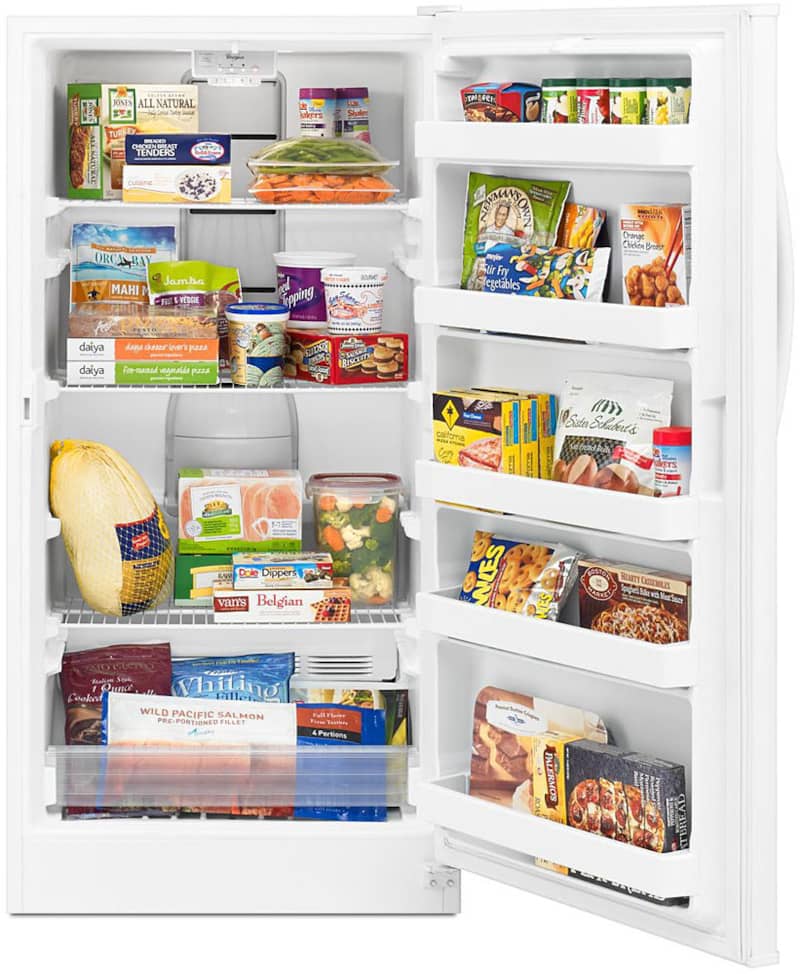 Whirlpool 16 Cu. Ft. White Upright Freezer With Frost-Free Defrost💝 Last Day For Clearance 28324924