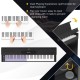 88 Key Full Size Electric Piano Keyboard with Stand 3 Pedals MIDI Function