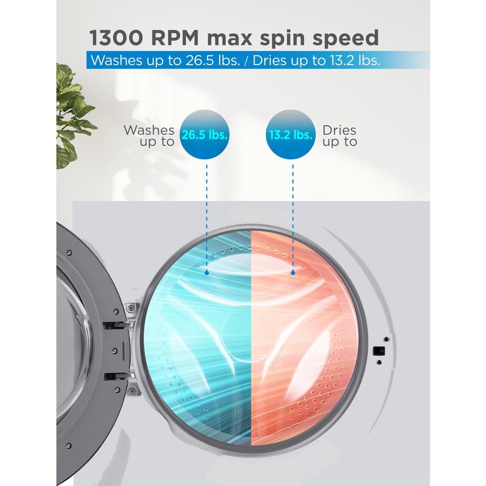 BLACK+DECKER 2.7 cu. ft. All-in-One Washer and Dryer Combo in White BCW27MW?? Last Day For Clearance