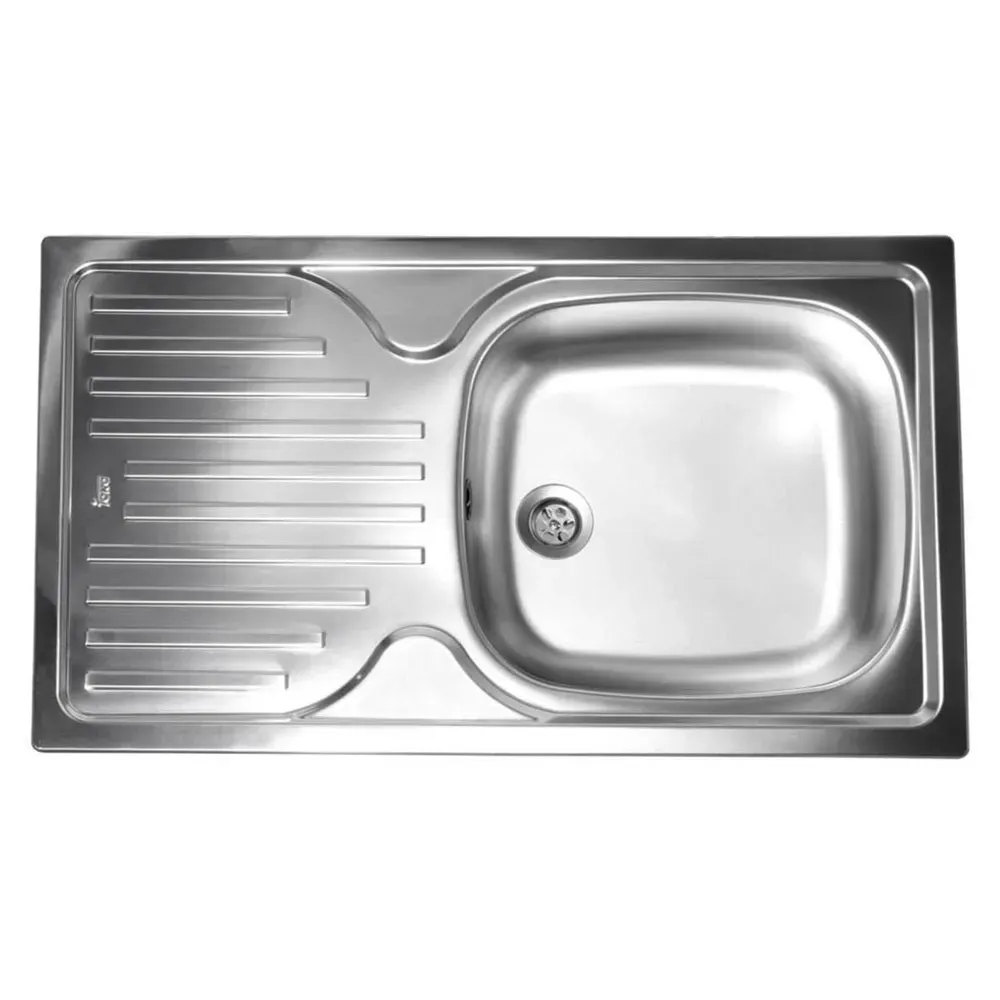 Teka Infant 45 Paslanmaz Çelik Sol Damlalıklı Eviye