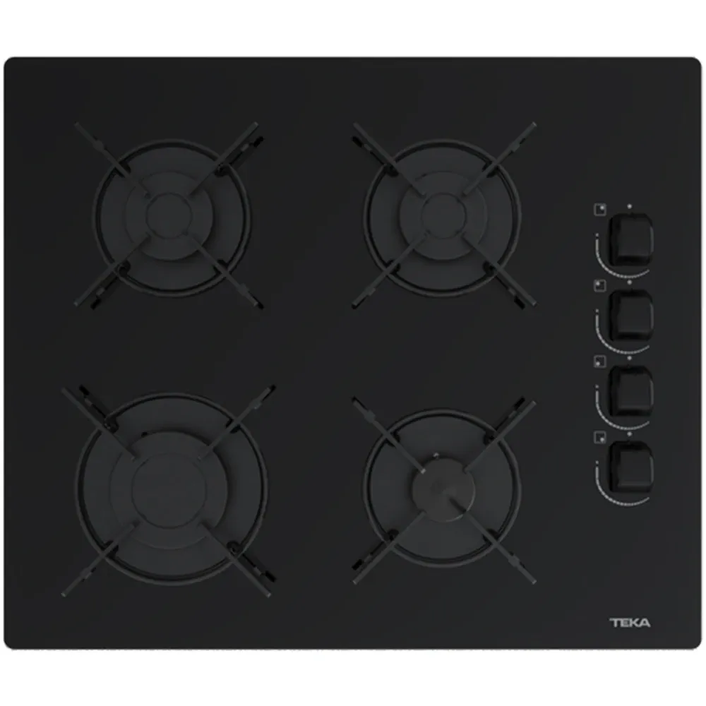 Teka GBE 64002 KB 60 Cm Siyah Camlı Gazlı Ocak