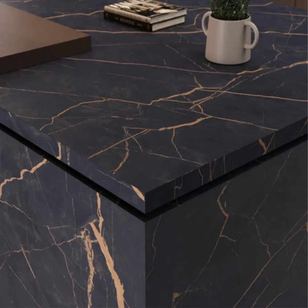 T-One Kalebodur Port Laurent 12 mm Parlak Porselen Tezgah 162x323