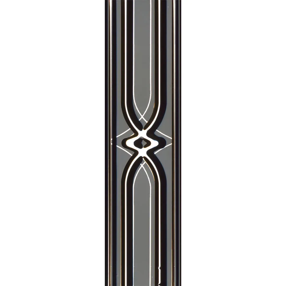 Çanakkale Seramik Der-8436 R J'Adore Siyah Bordür Gold 8x30