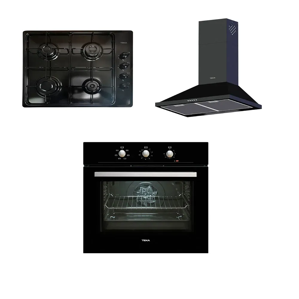 Teka Chef3 Ankastre Set (Fırın+Ocak+Davlumbaz)