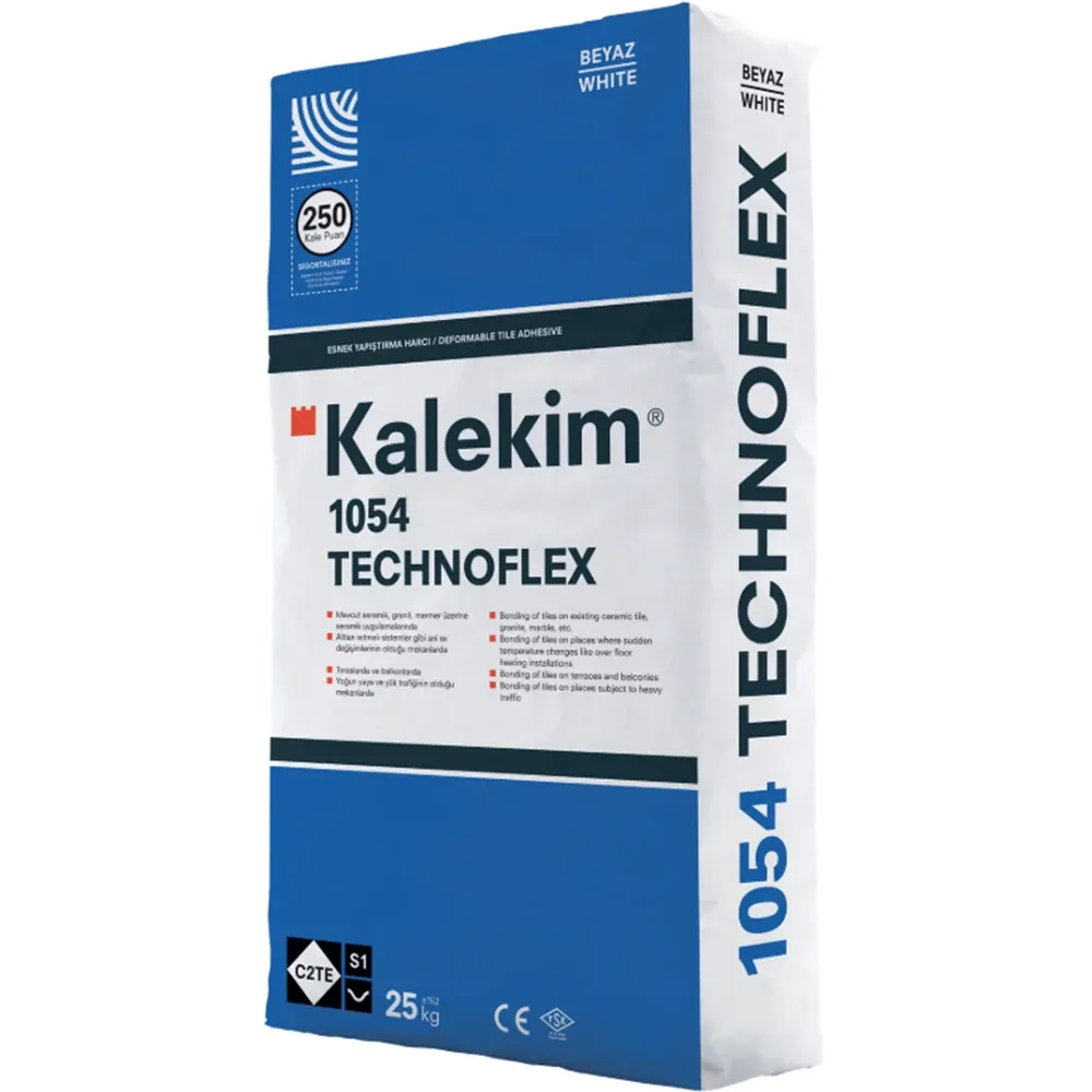 Kalekim 1054 Technoflex 25 Kg Beyaz Esnek Yapıştırma Harcı