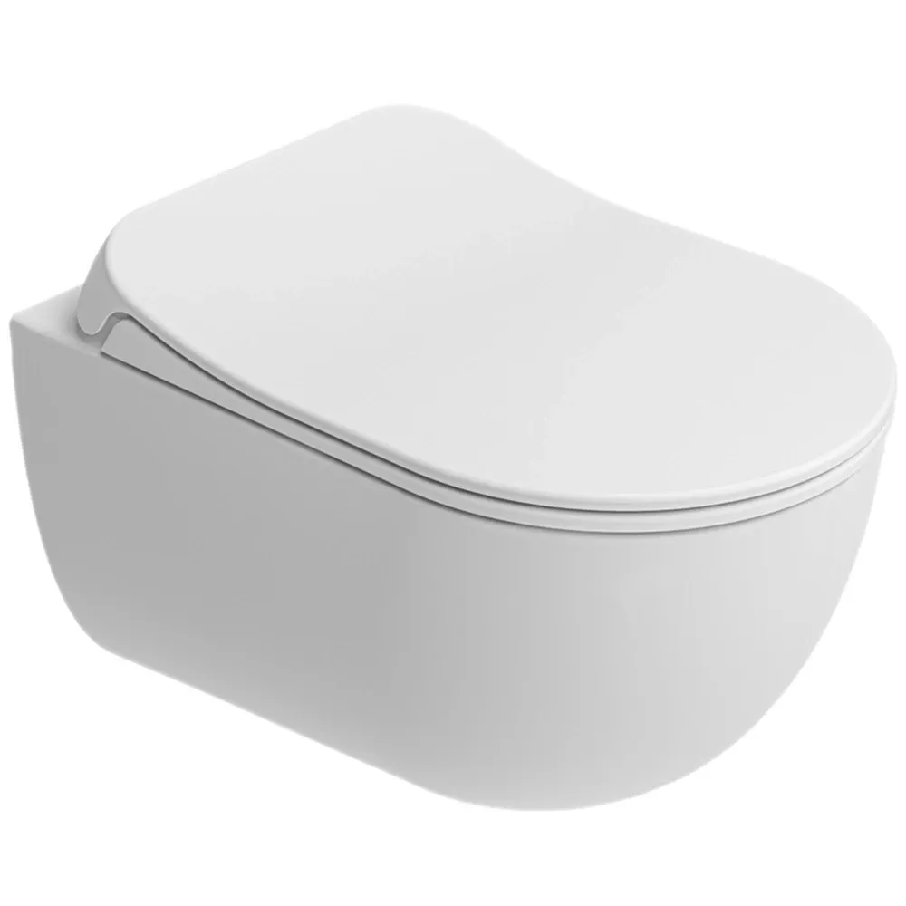 Kale Zero 2.0 Kanalsız Asma Klozet + Ultra Slim Yavaş Kapanan Klozet Kapağı