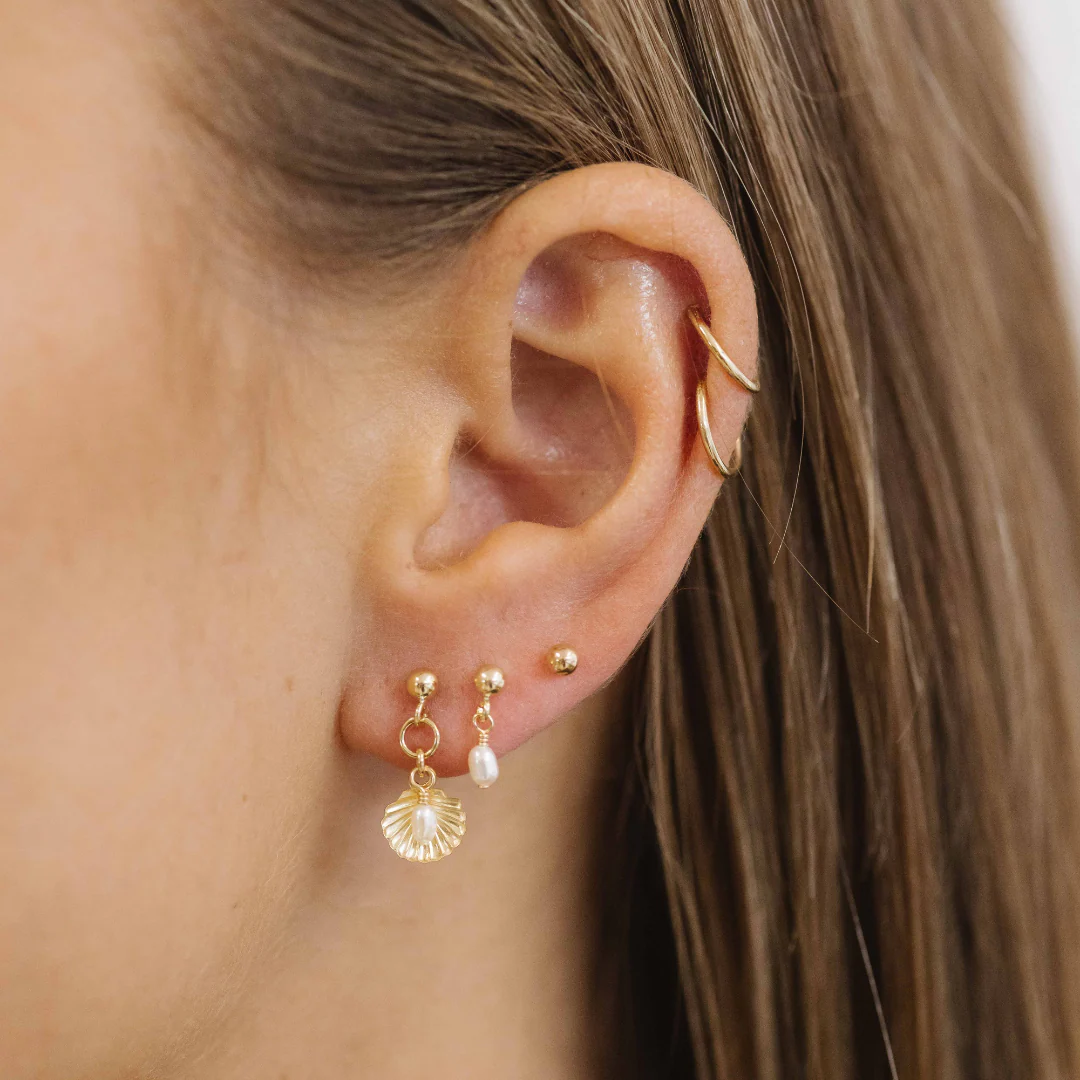 Conchi Earring Stack - Gold