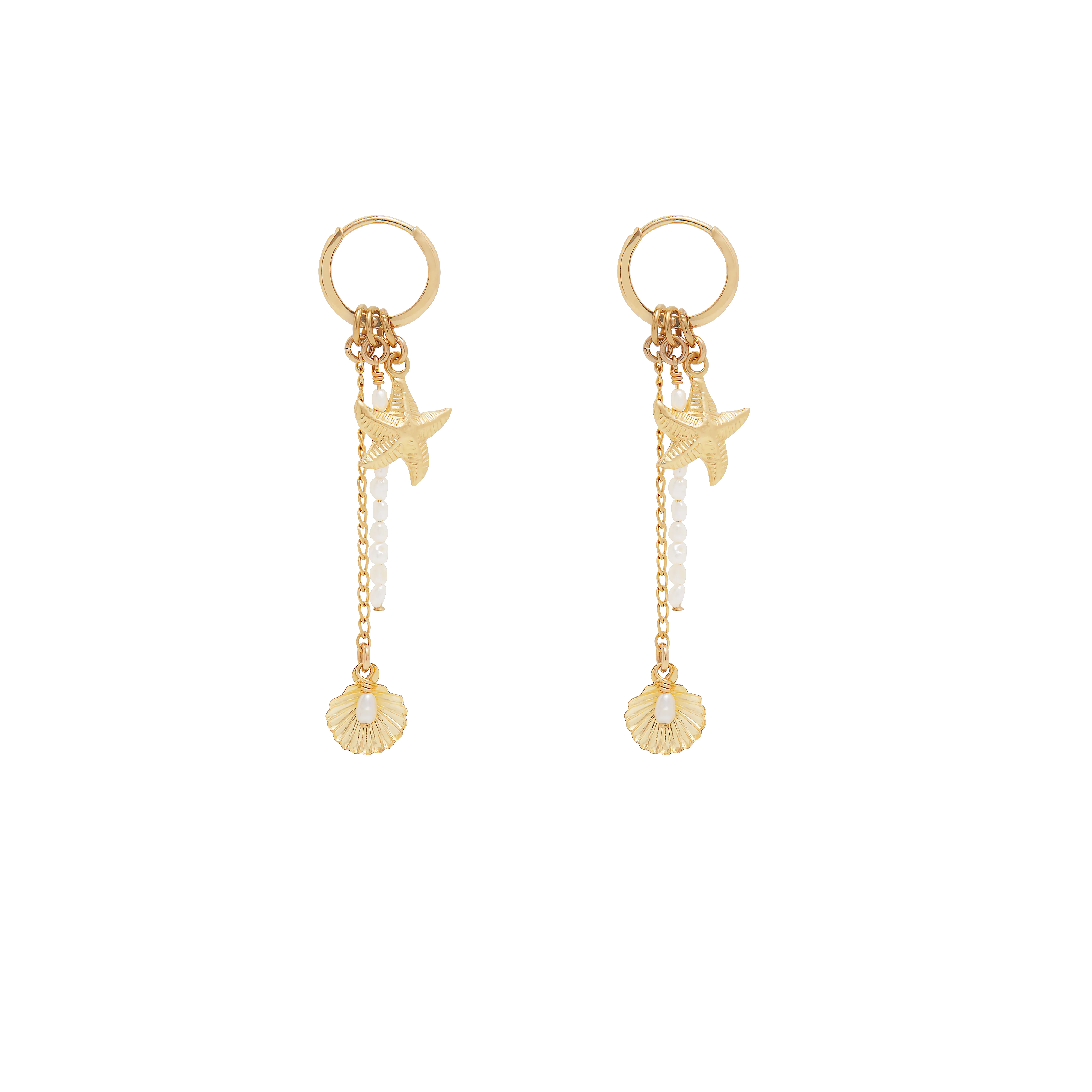 Orielle Mini Hoop Earrings - Gold