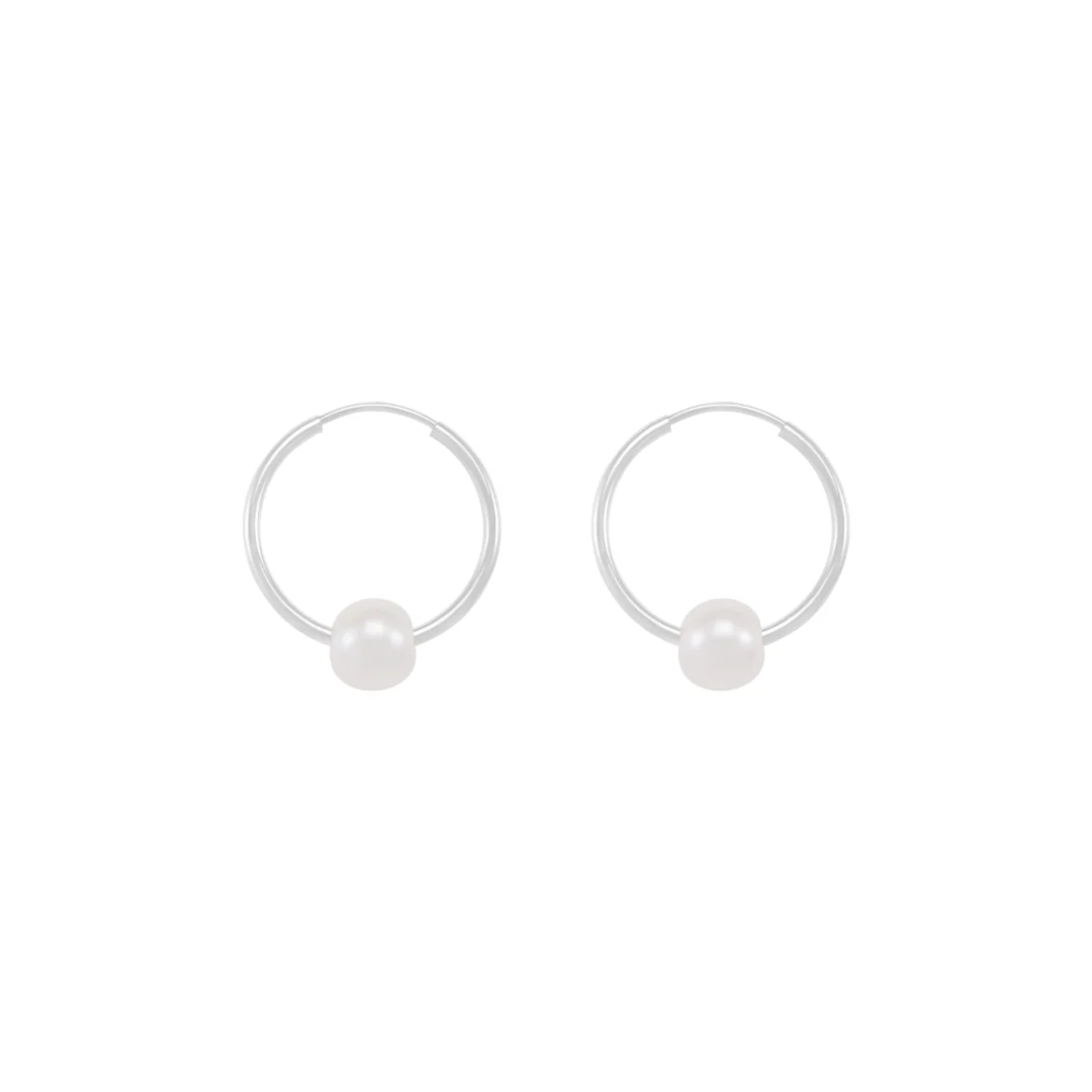 Naomi Earrings 18mm - Silver