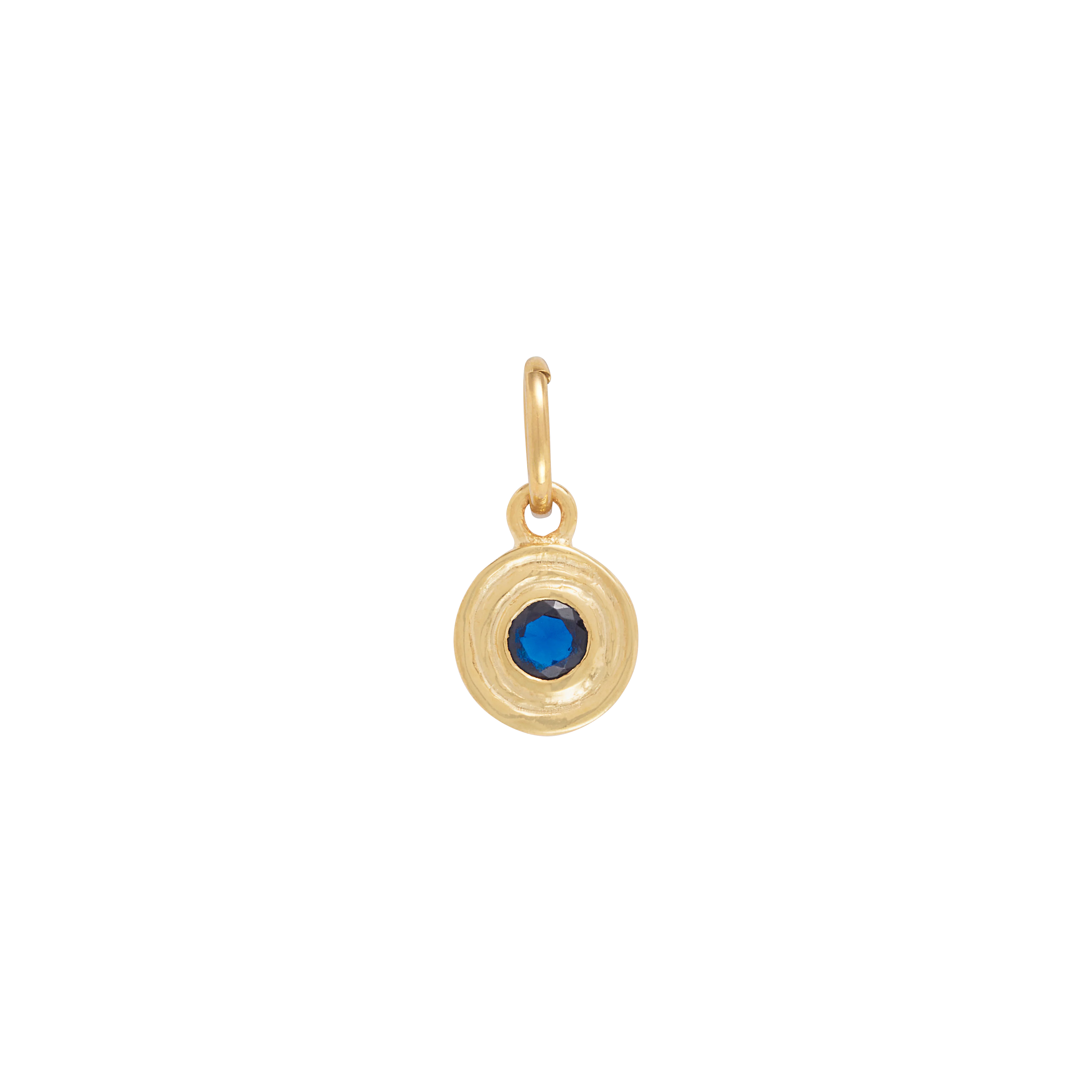 Hanging Birthstone Charm - Gold