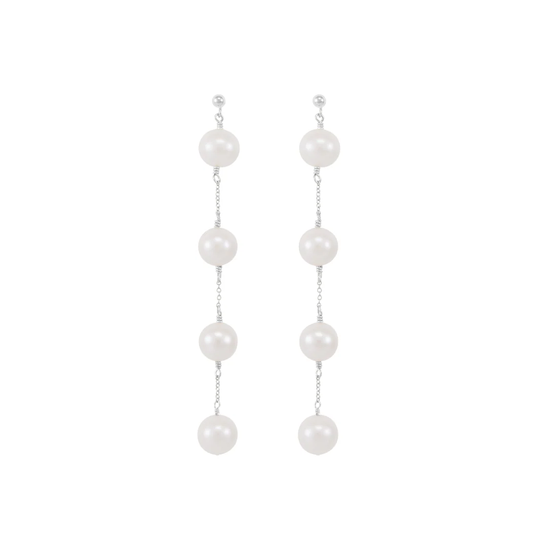 Alba Earrings - Silver