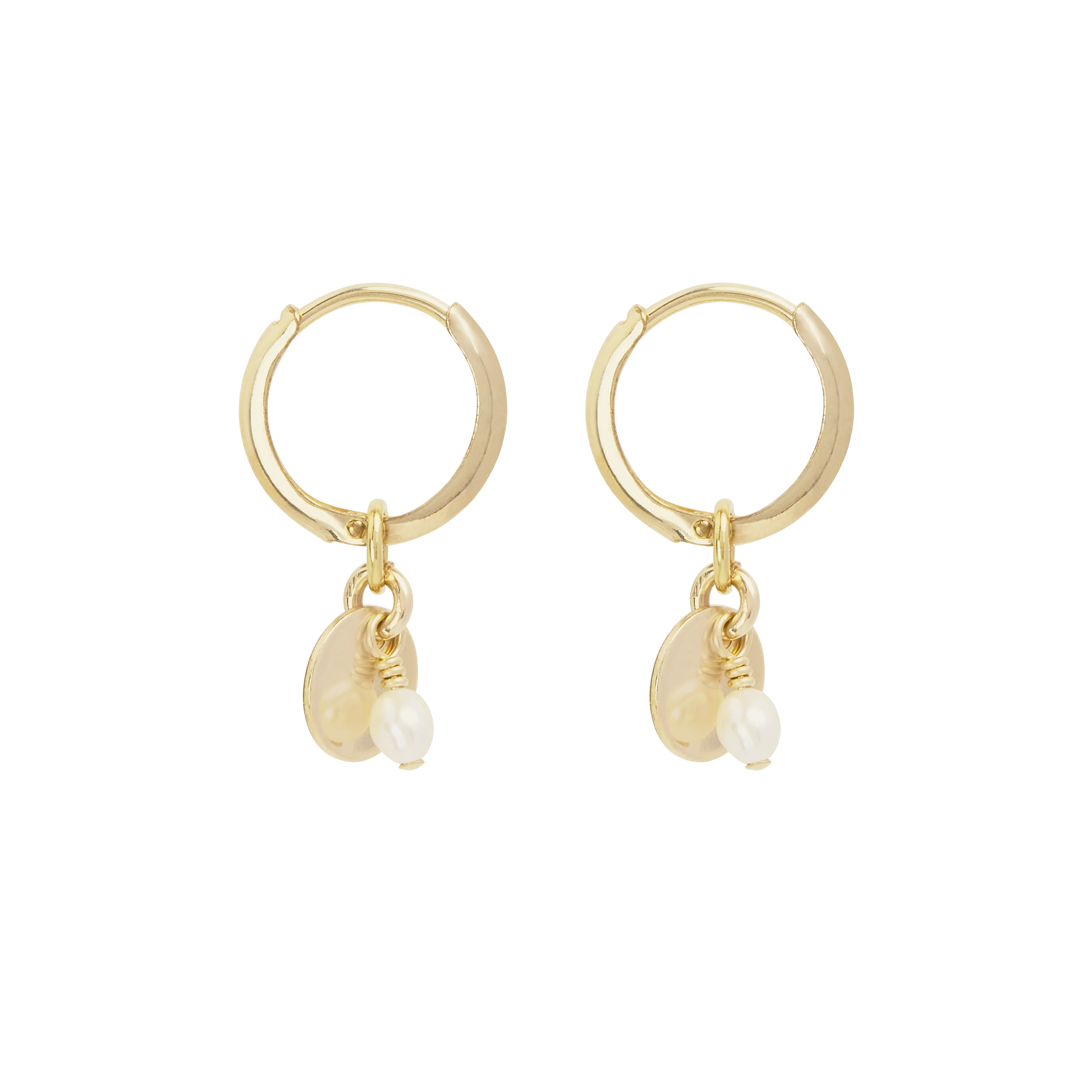 Sia Mini Hoop Earrings - Gold
