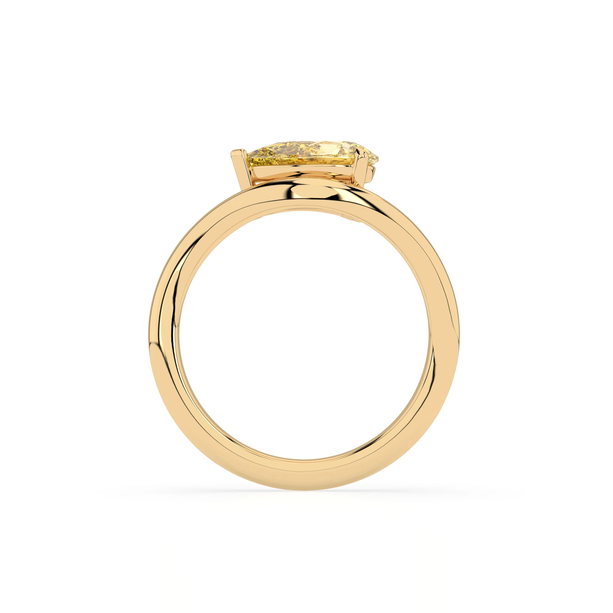 Alegra Yellow Diamond Ring - 9k Yellow Gold