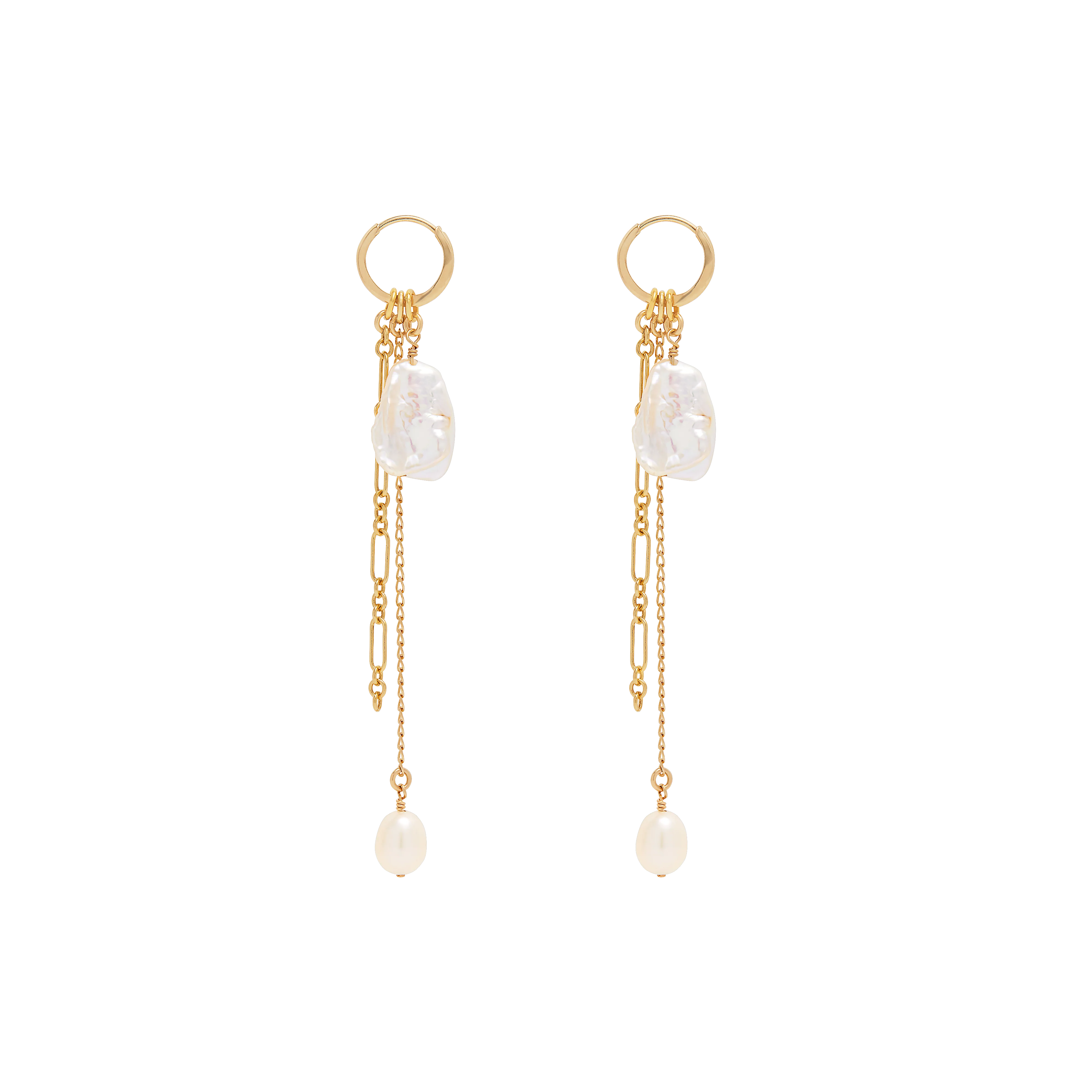 Nivara Mini Hoop Earrings - Gold