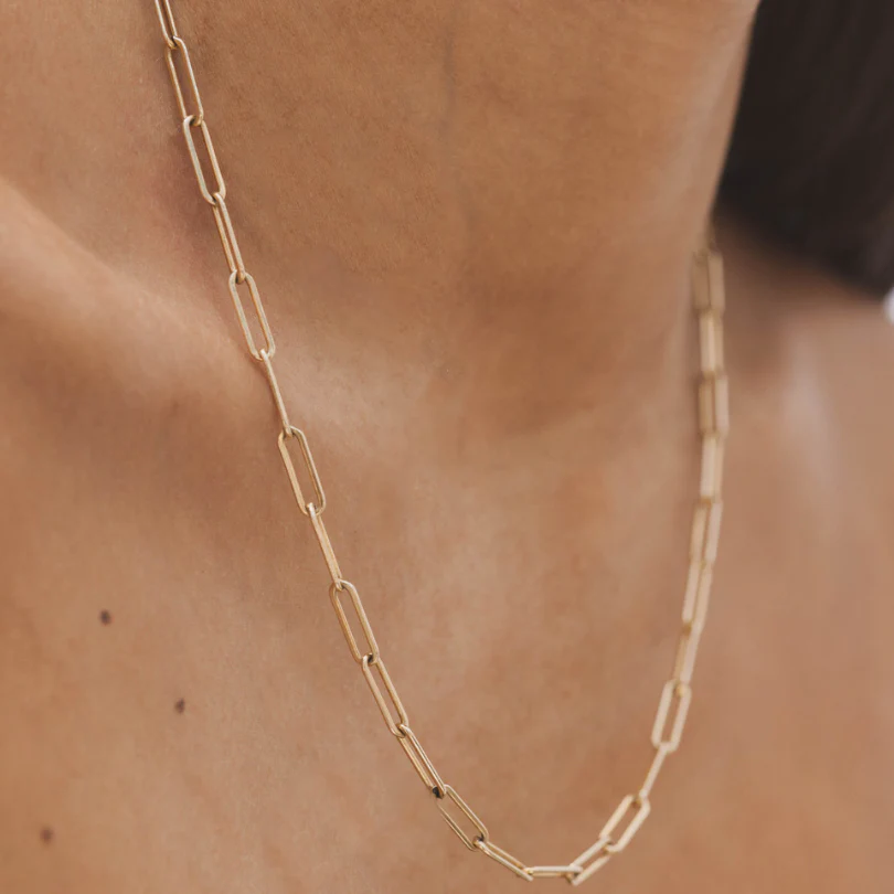 Yves Chain Necklace - Gold