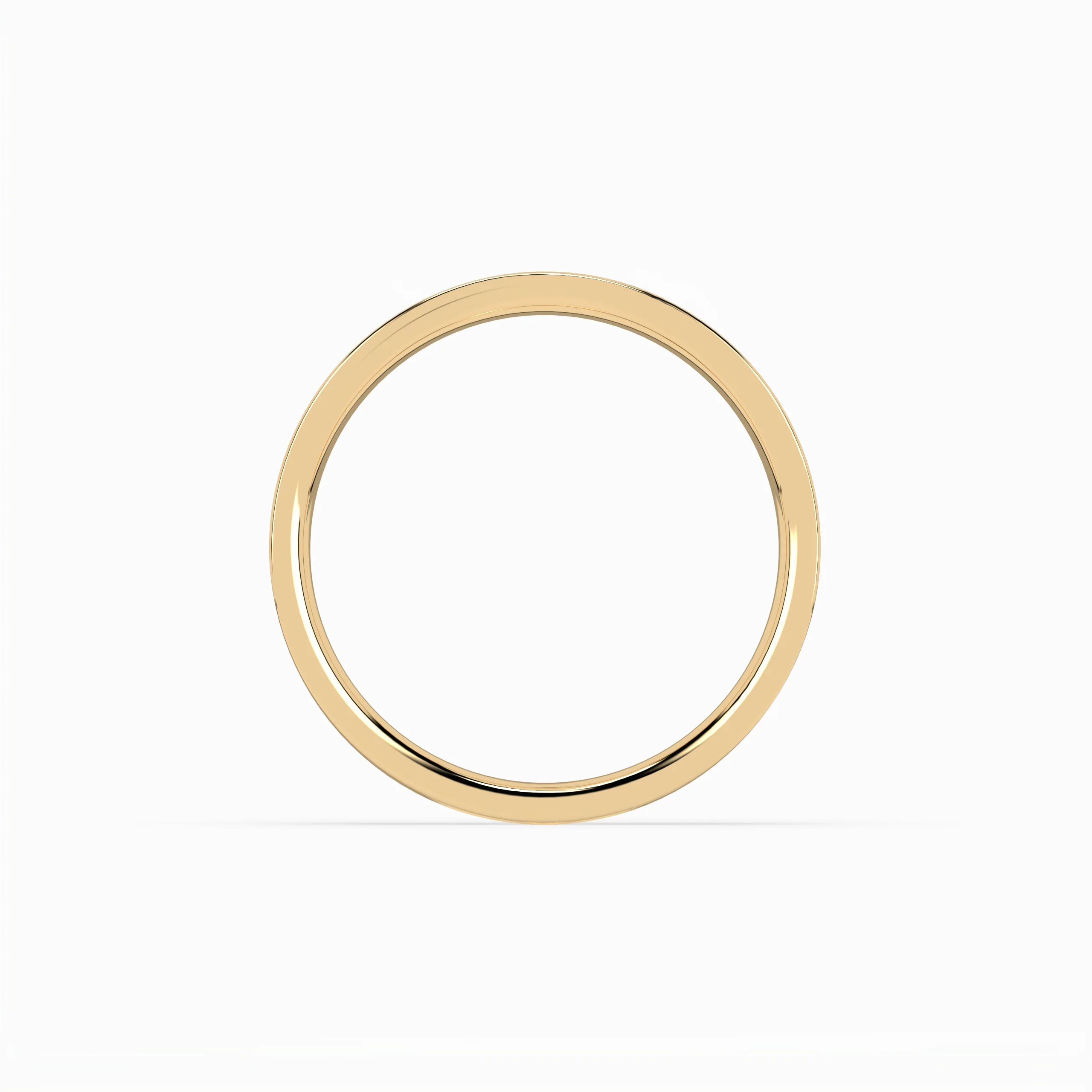 Cigar Ring 3mm - 5mm - Yellow Gold