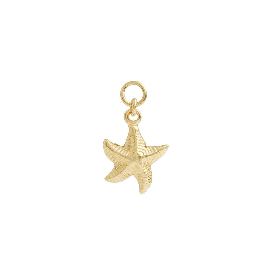 Starfish Charm - Gold