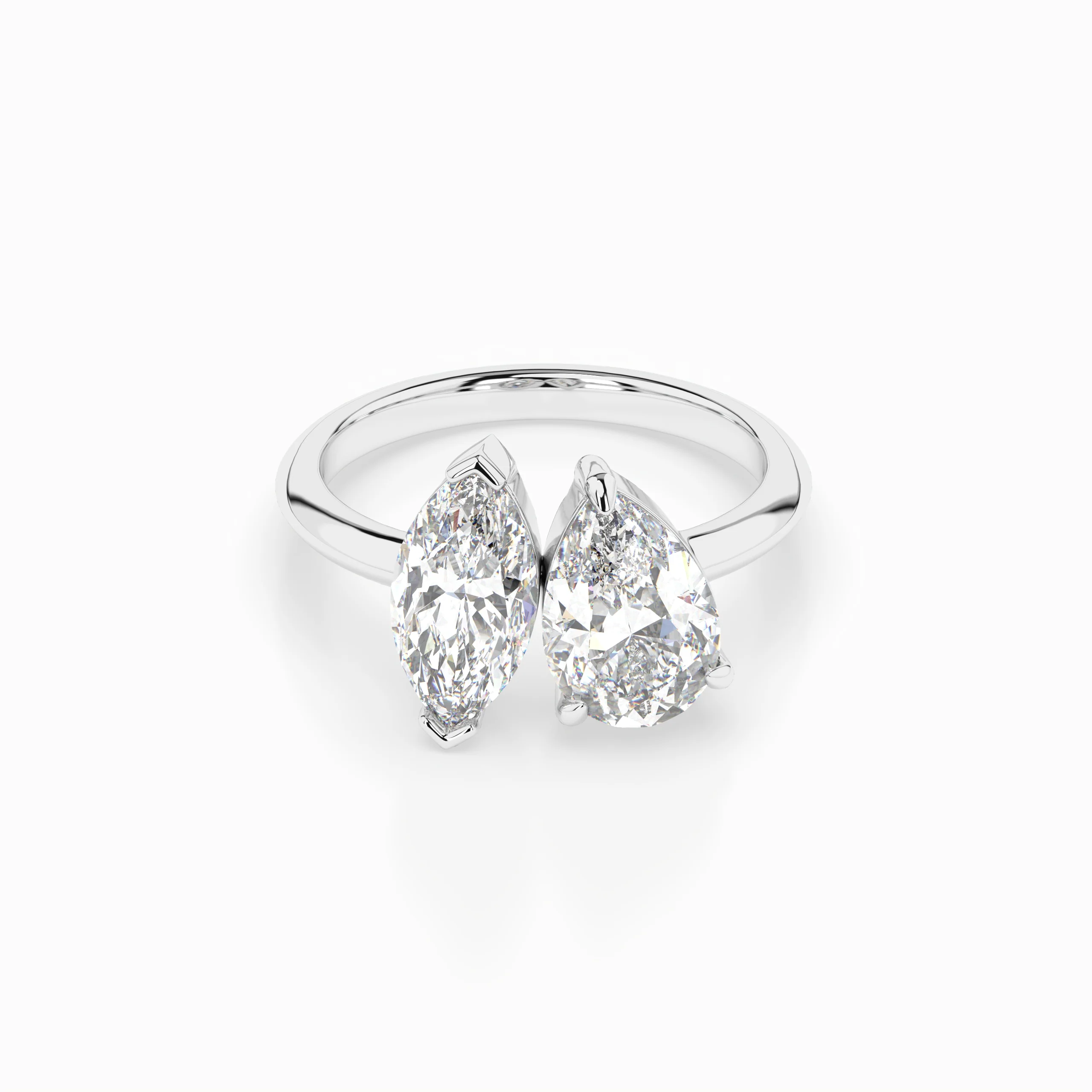 Lola Engagement Ring - White Gold