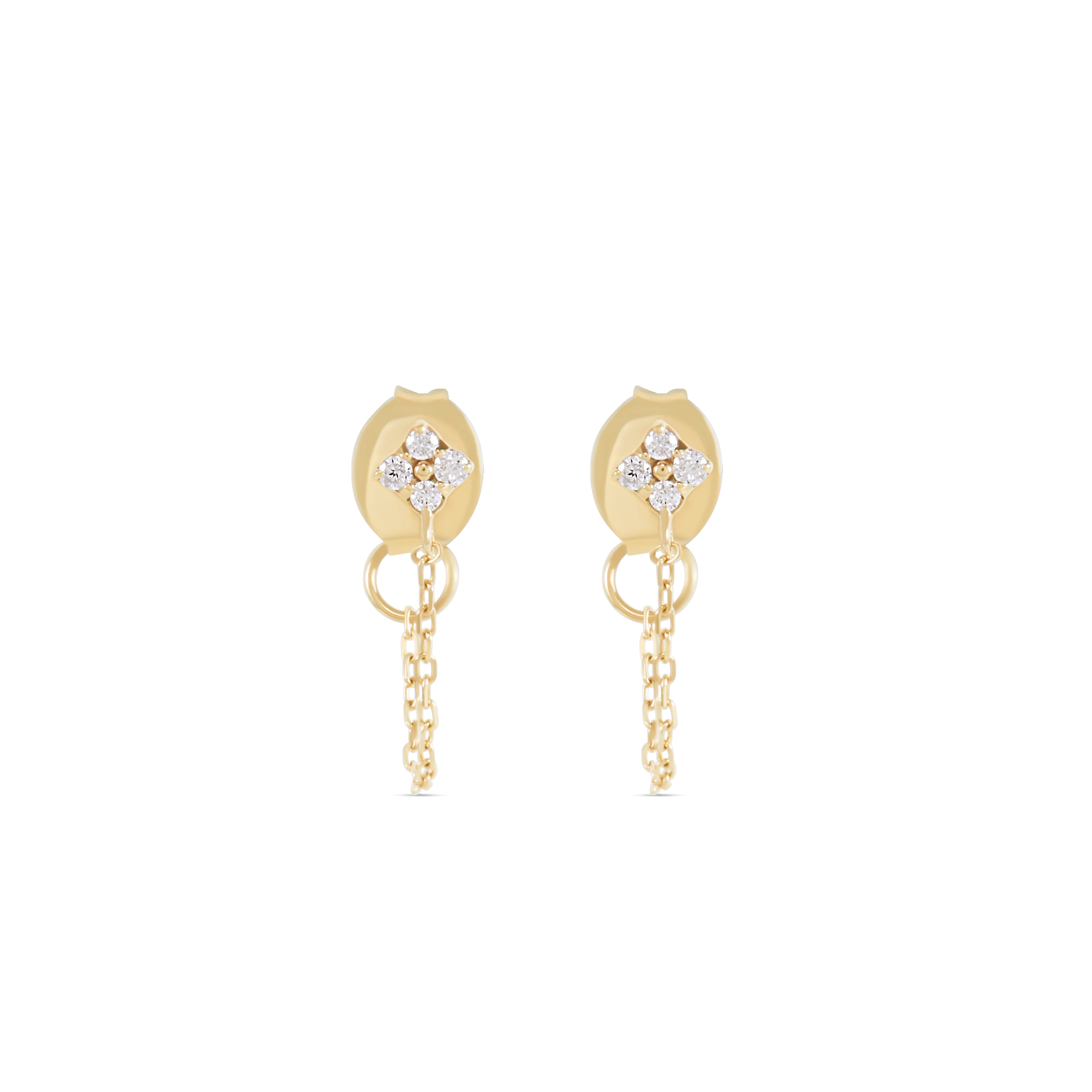 Ivy Earrings - Solid Gold