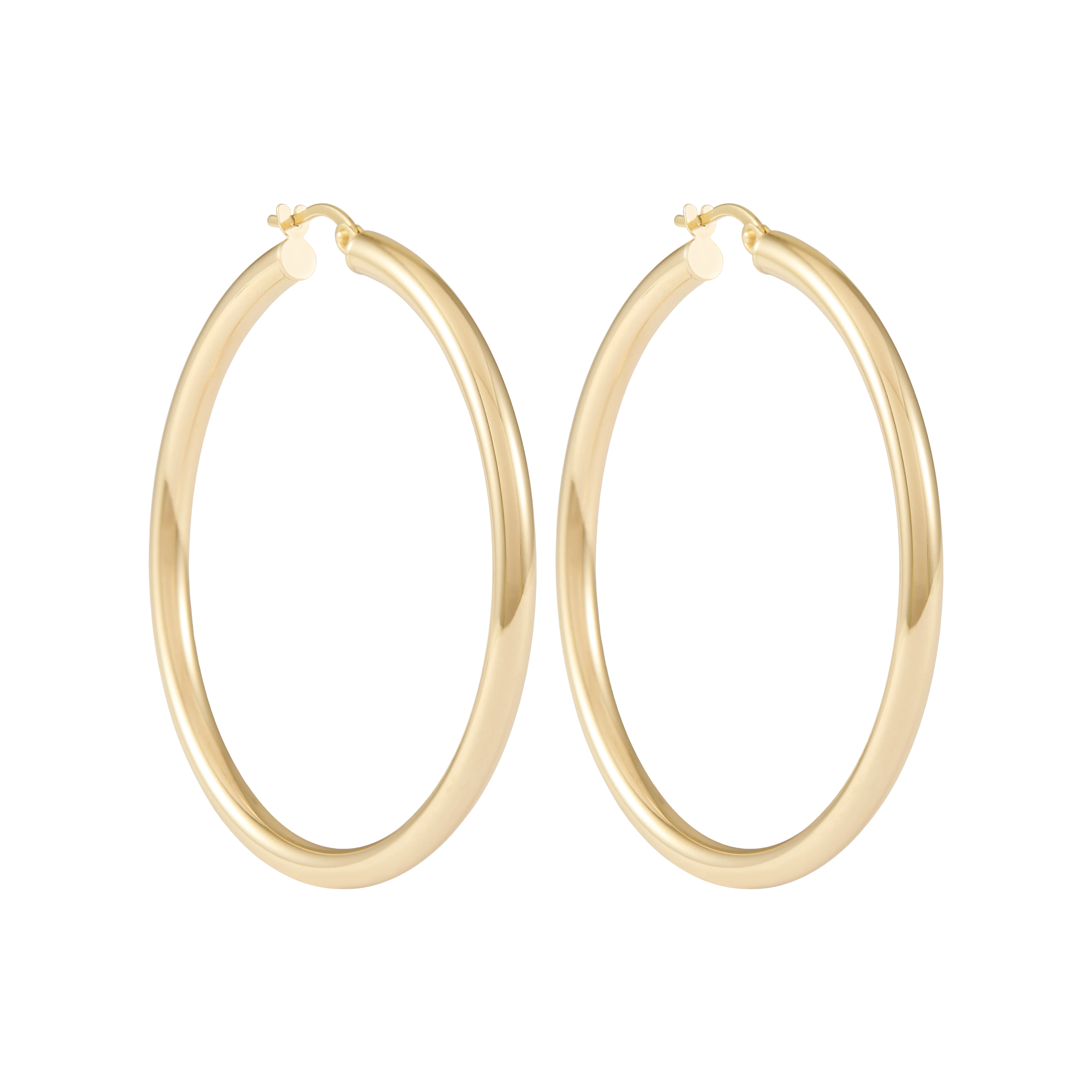 Ailiya Hoop Earrings 9k 45mm - Solid Gold