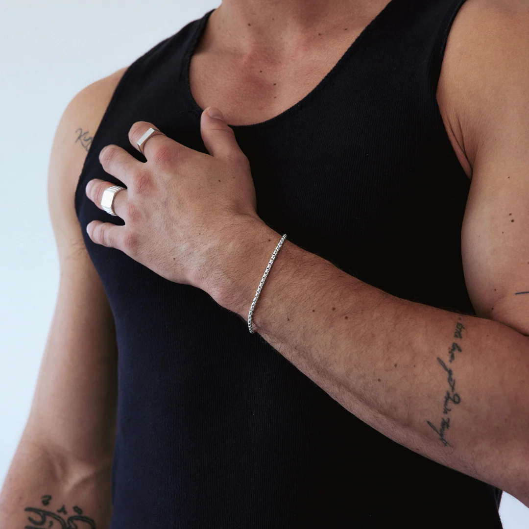 Men's Hendrix Bracelet - Sterling Silver