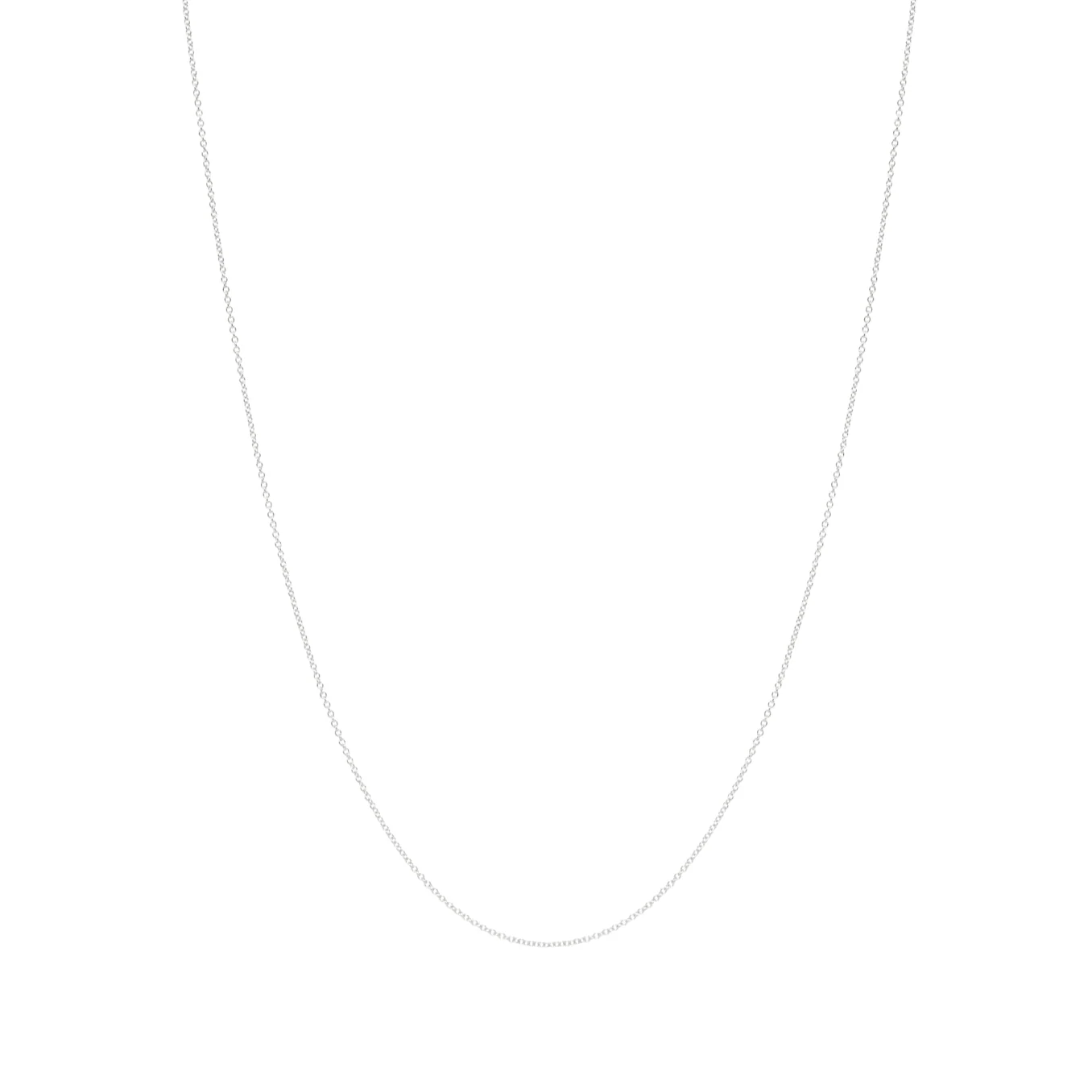 Oval Cable Chain Necklace - Sterling Silver