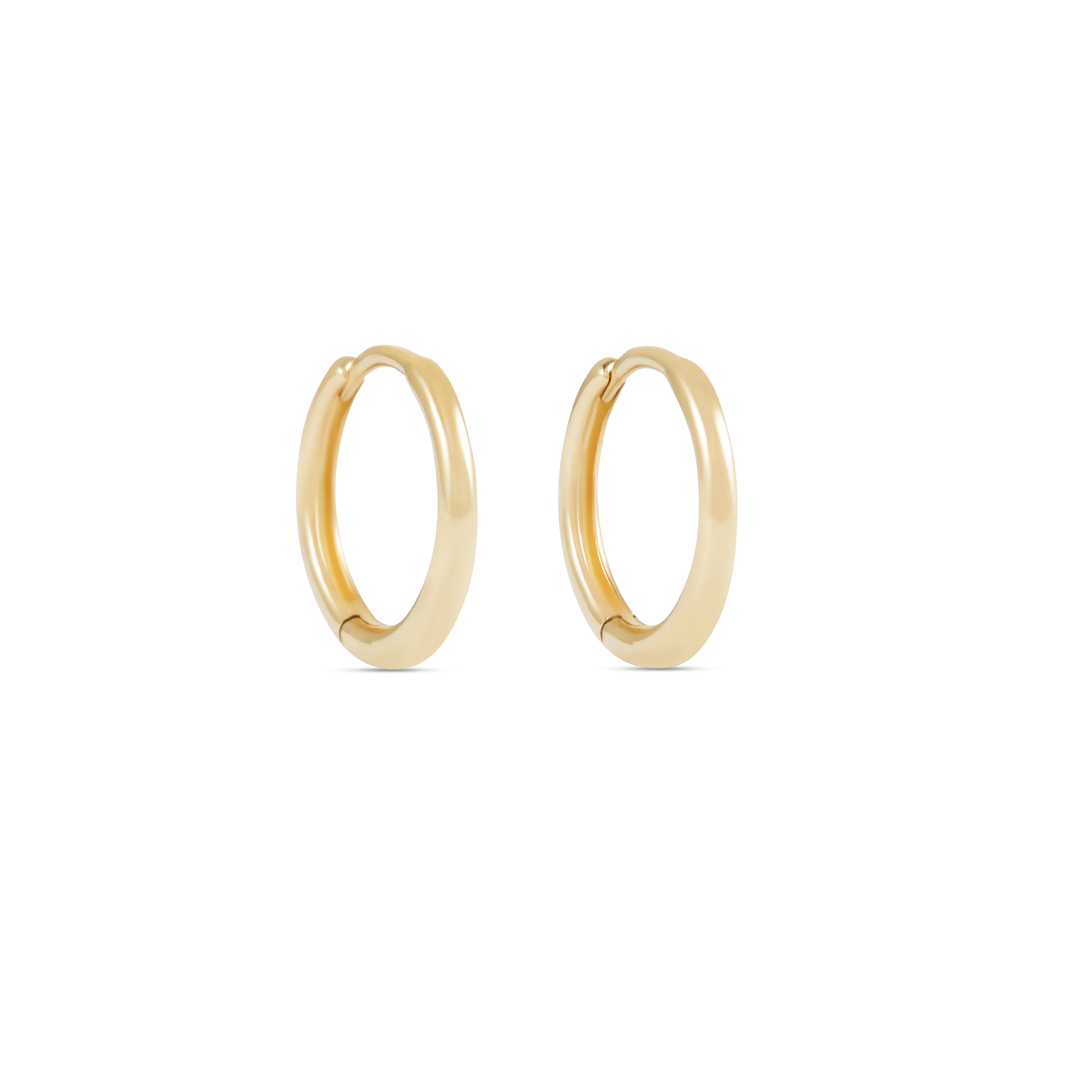 Nikita Hoop Earrings - Solid Gold