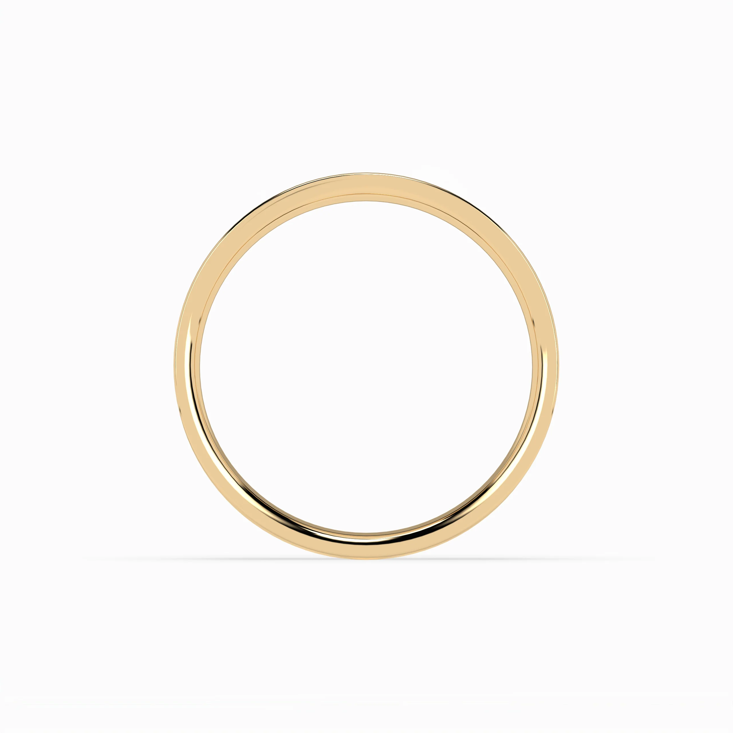 Cigar Ring 6mm - 7mm - Yellow Gold