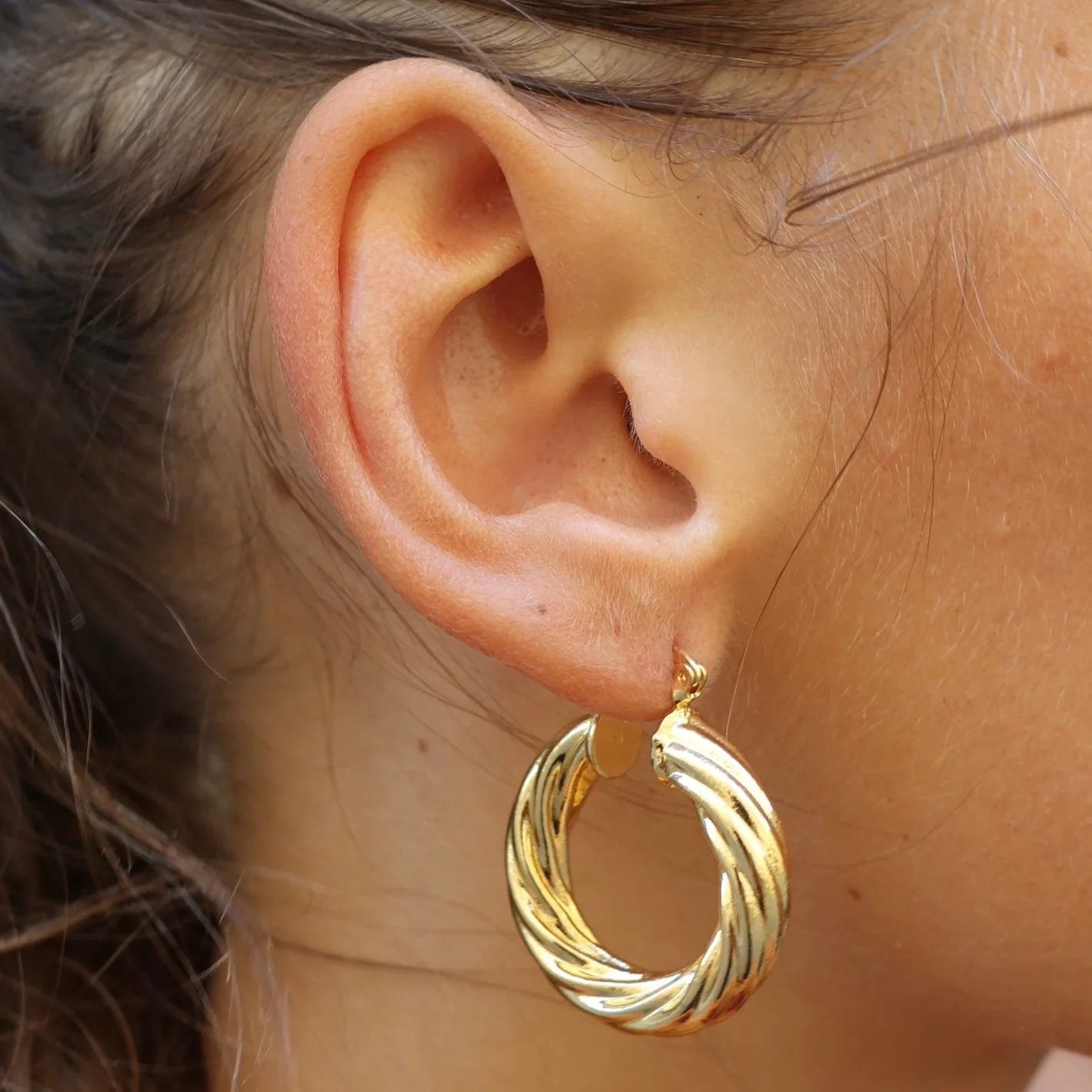 Tamara Hoop Earrings - Gold