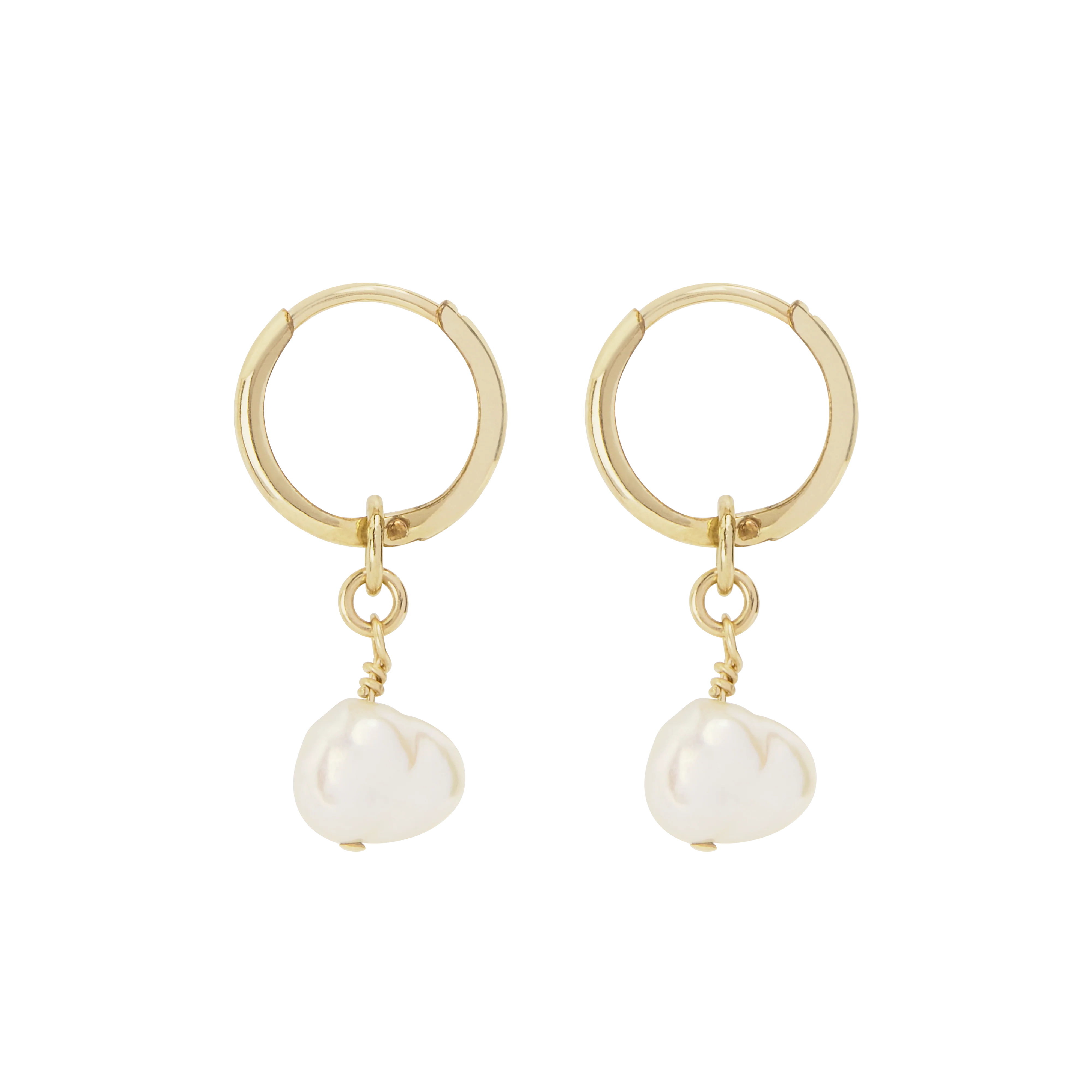 Lucia Mini Hoop Earrings - Gold