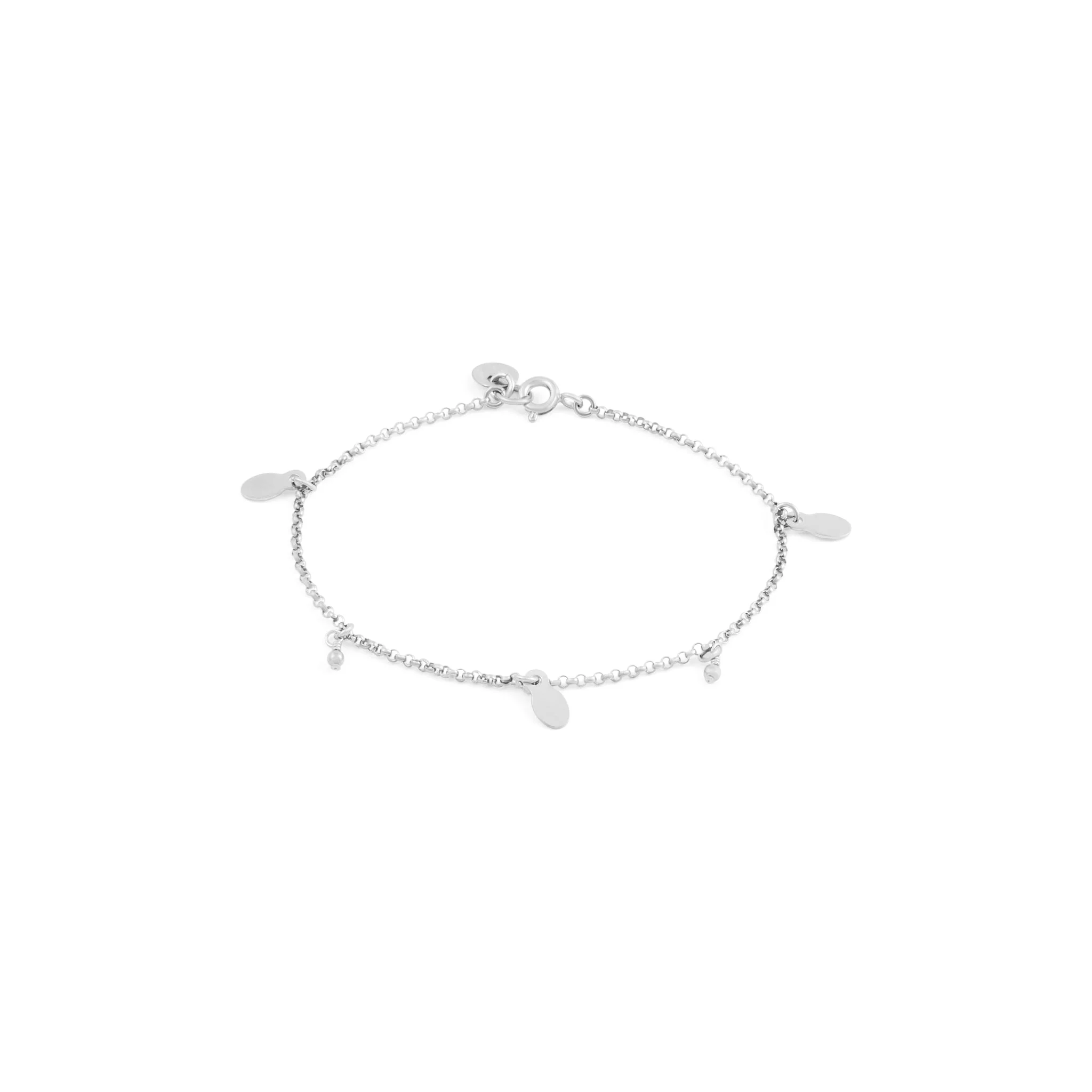 Hatti Beaded Bracelet - Sterling Silver