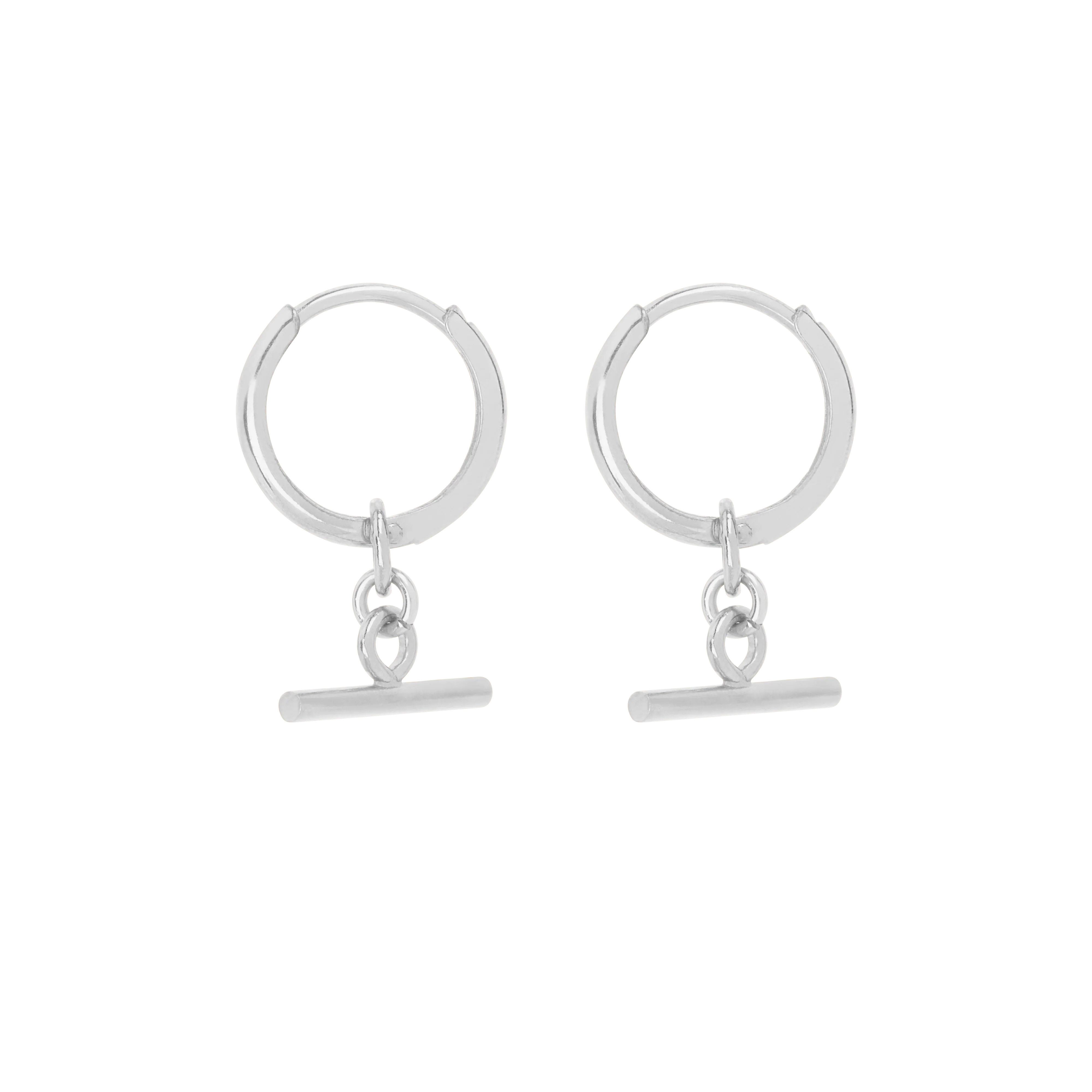 Azalea Mini Hoop Earrings - Silver