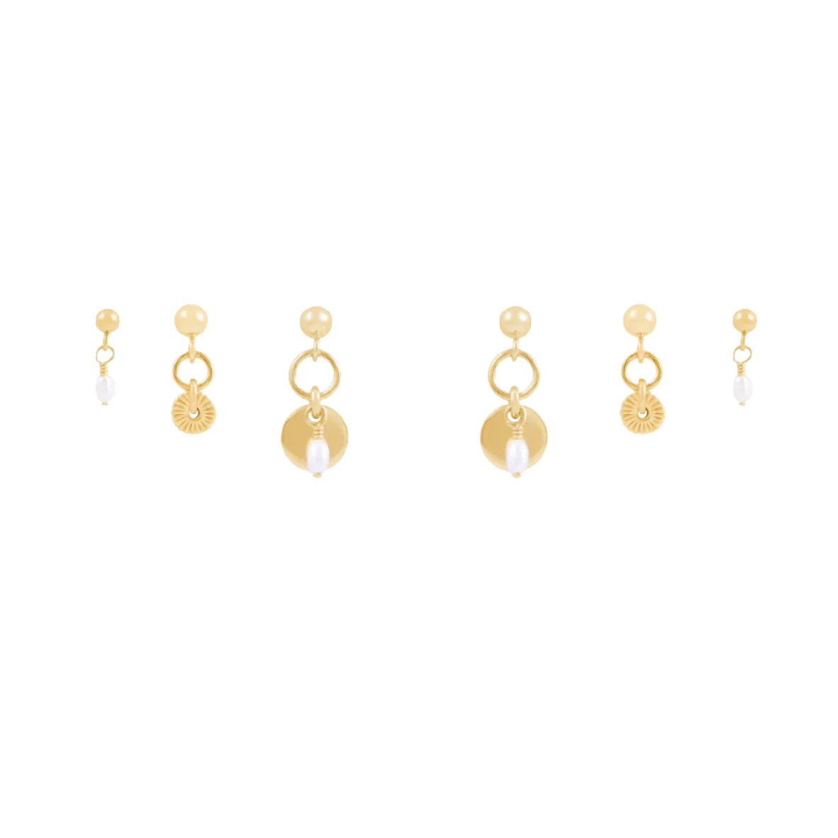 Sia Earring Stack  - Gold