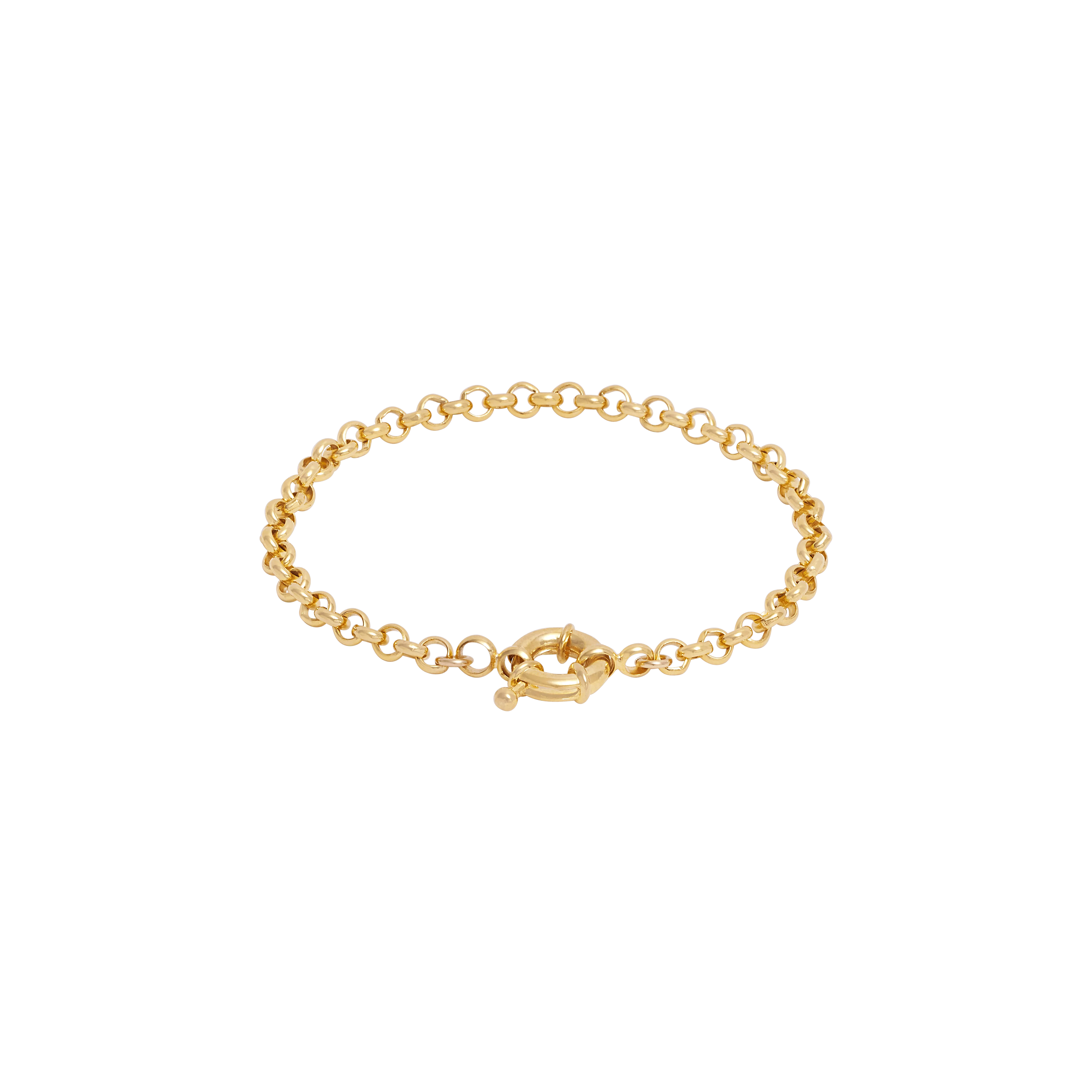 Belcher Bracelet with Sailor Clasp - Gold