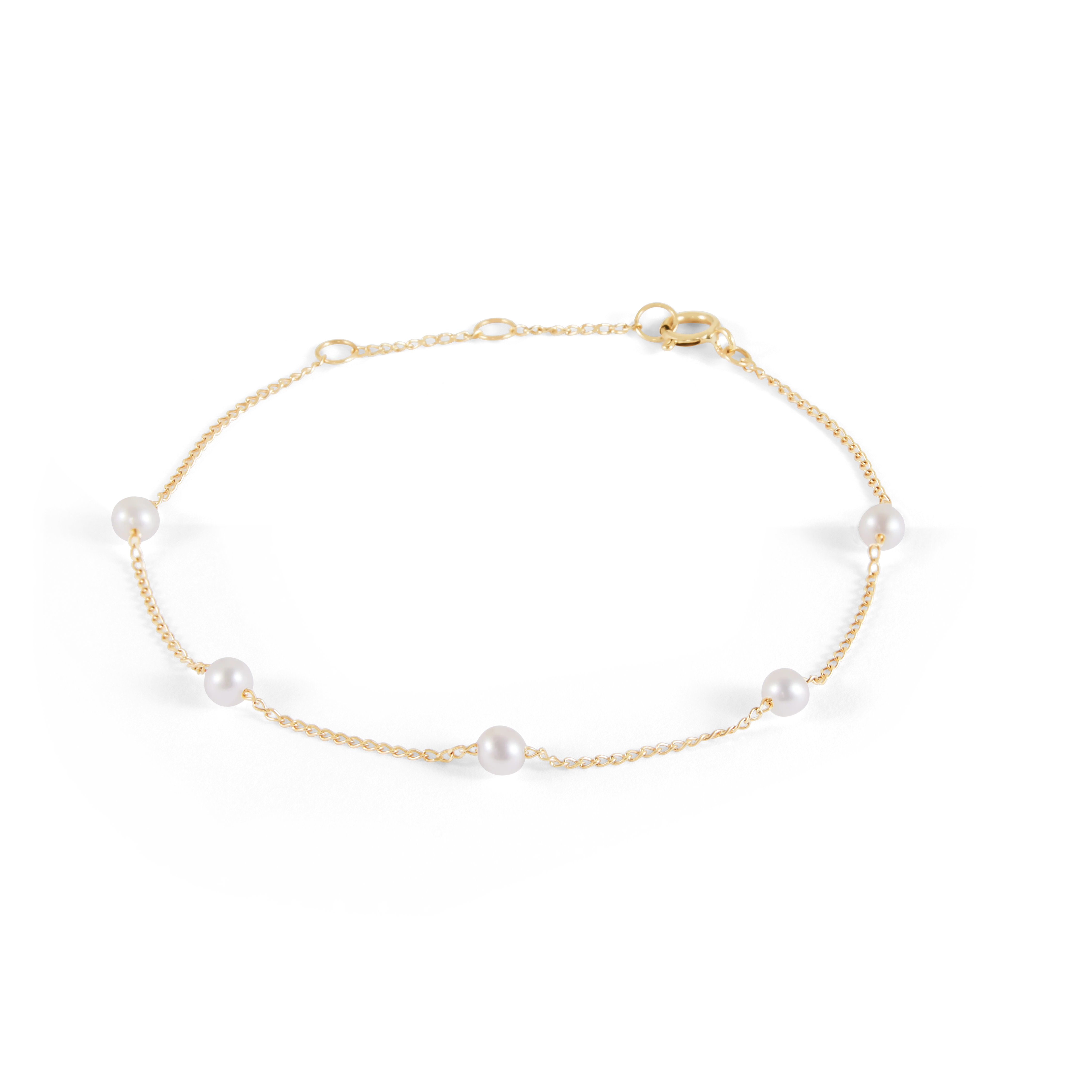 Ivory Bracelet - Solid Gold