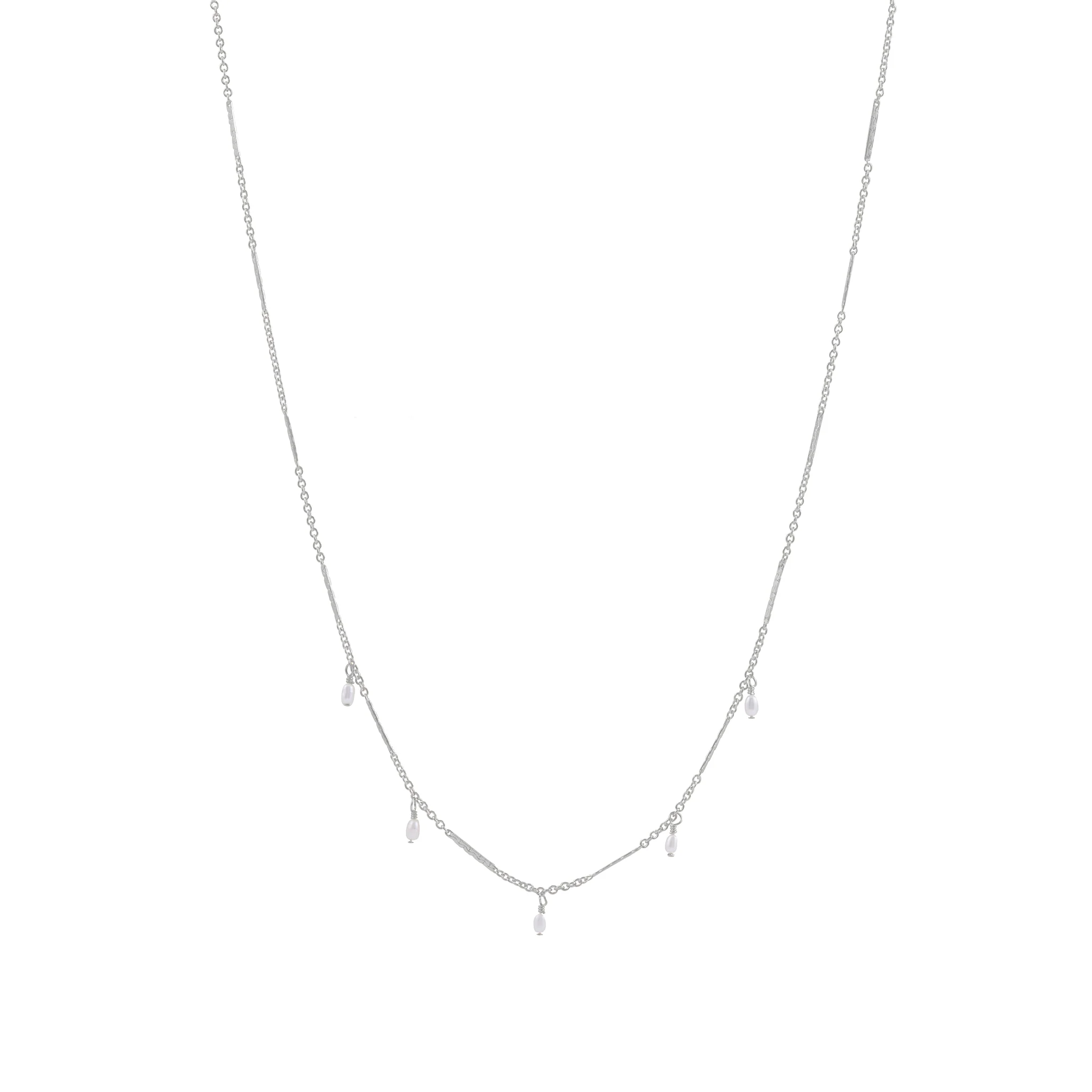 Tae Freshwater Pearl Necklace - Sterling Silver